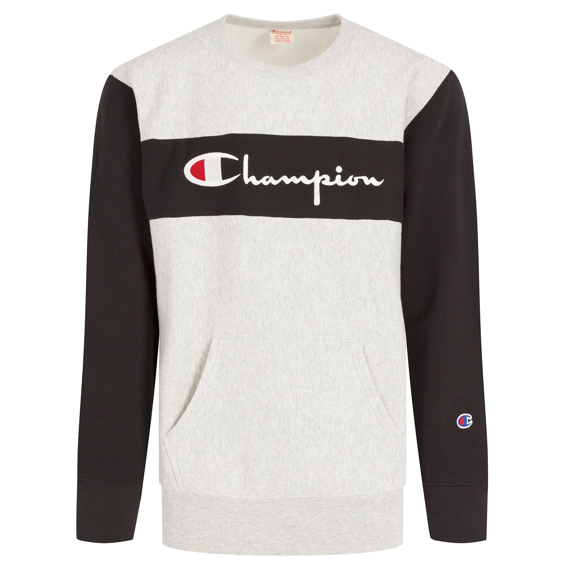 Champion Суитшърт Reverse Weave 214049 Сив Oversize - Pepit.bg