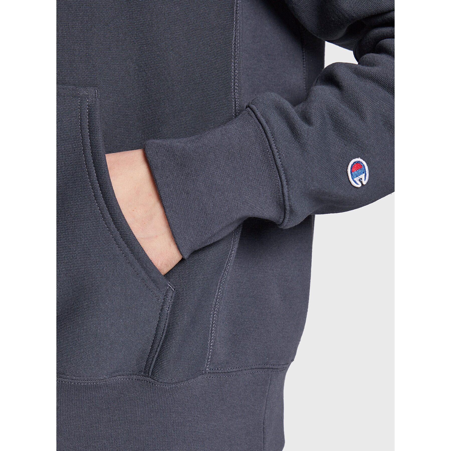 Champion Суитшърт Reverse Weave Fleece 217976 Сив Regular Fit - Pepit.bg