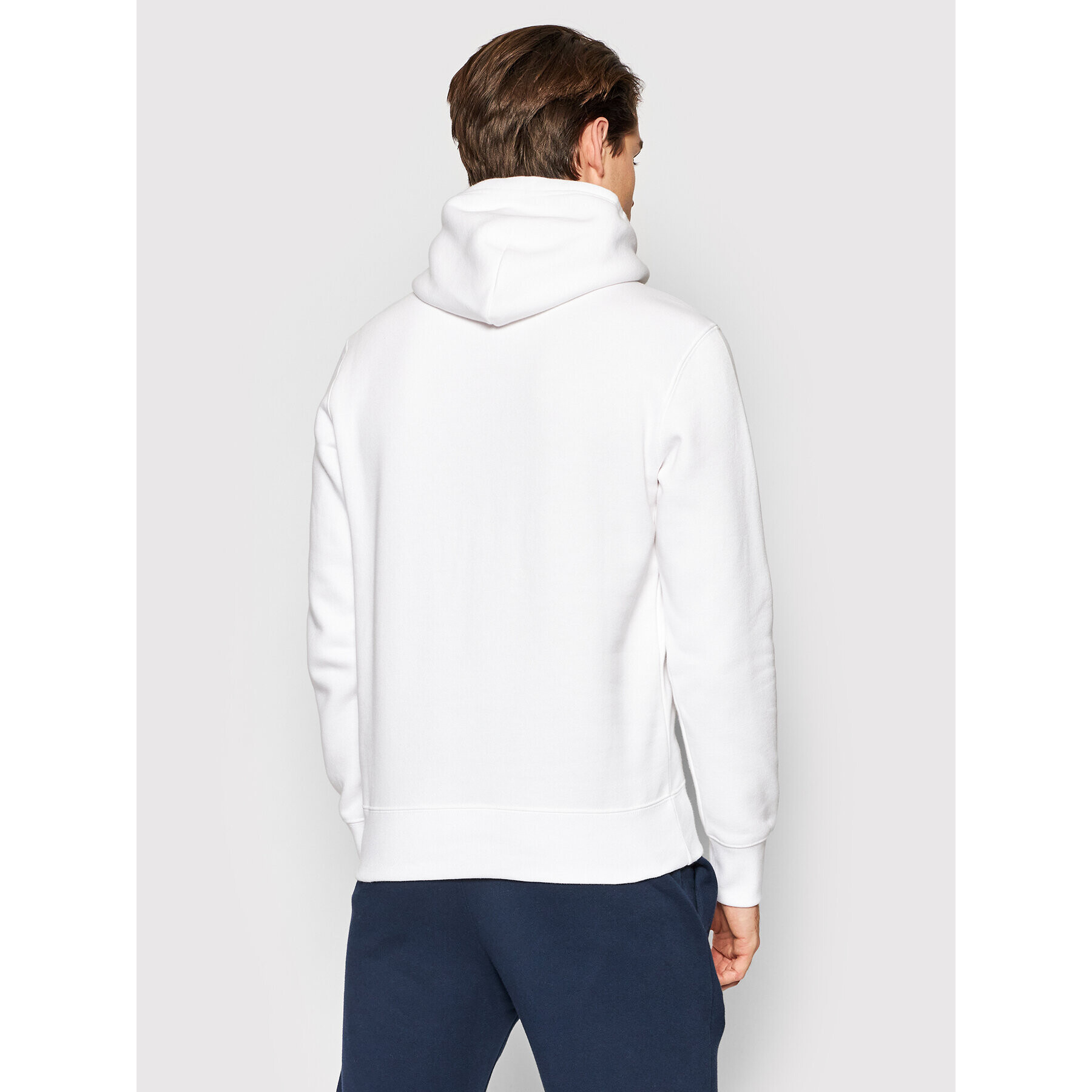 Champion Суитшърт Script Logo 216475 Бял Comfort Fit - Pepit.bg