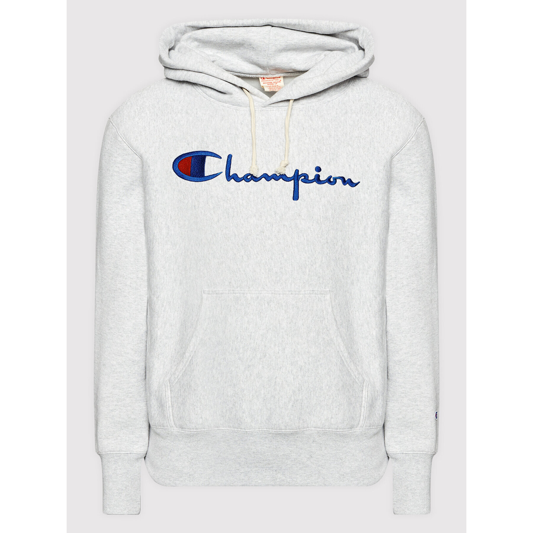 Champion Суитшърт Script Logo 216499 Сив Regular Fit - Pepit.bg