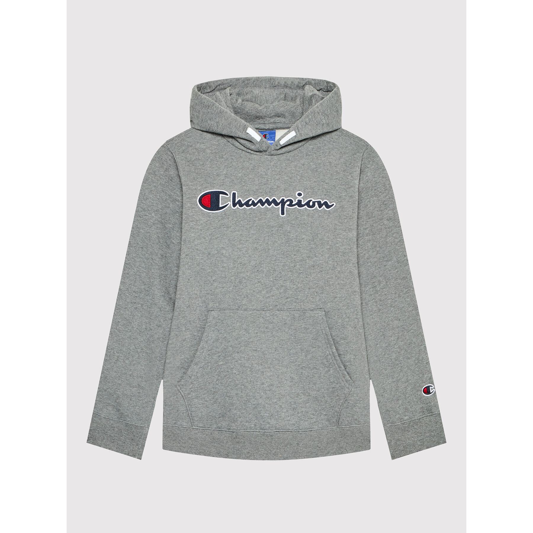 Champion Суитшърт Script Logo 305765 Сив Regular Fit - Pepit.bg