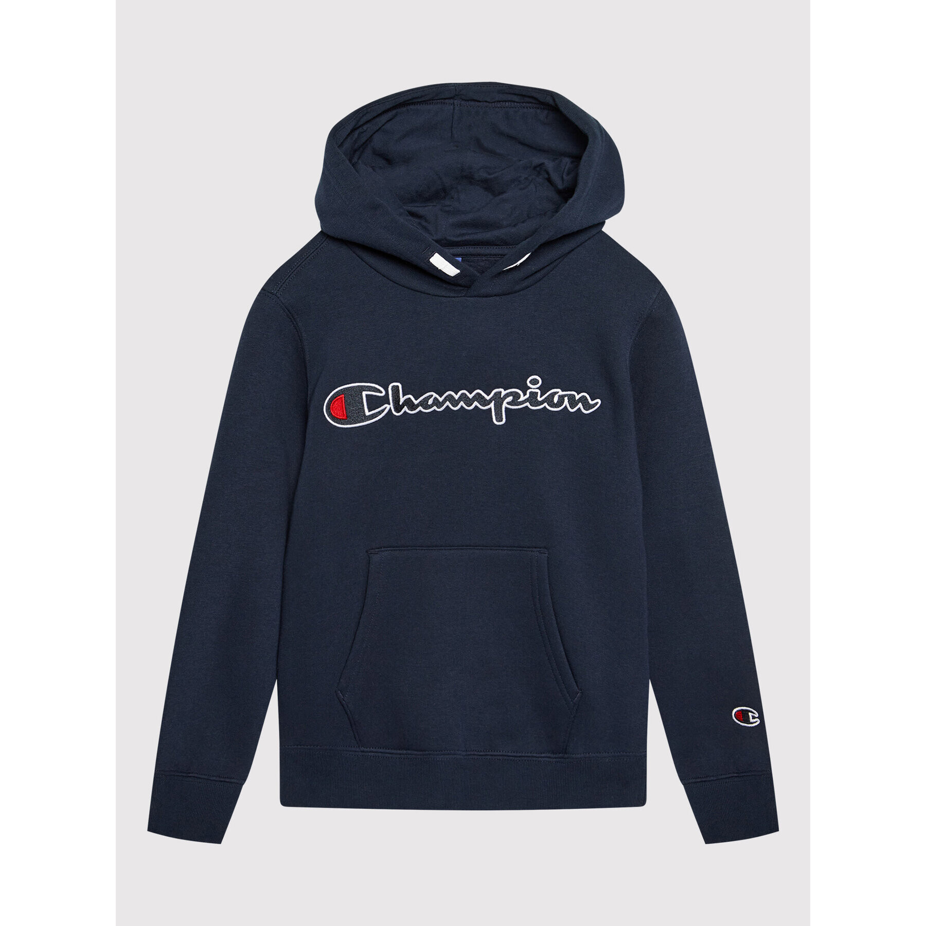 Champion Суитшърт Script Logo 305765 Тъмносин Regular Fit - Pepit.bg