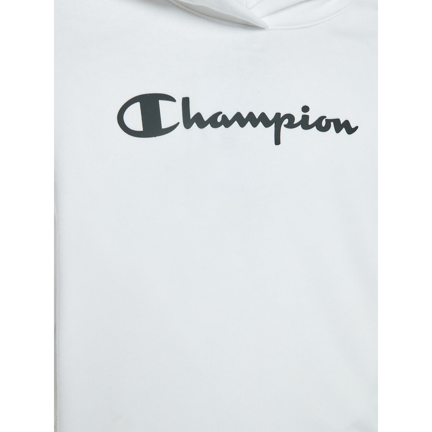 Champion Суитшърт Script Logo 404295 Бял Regular Fit - Pepit.bg