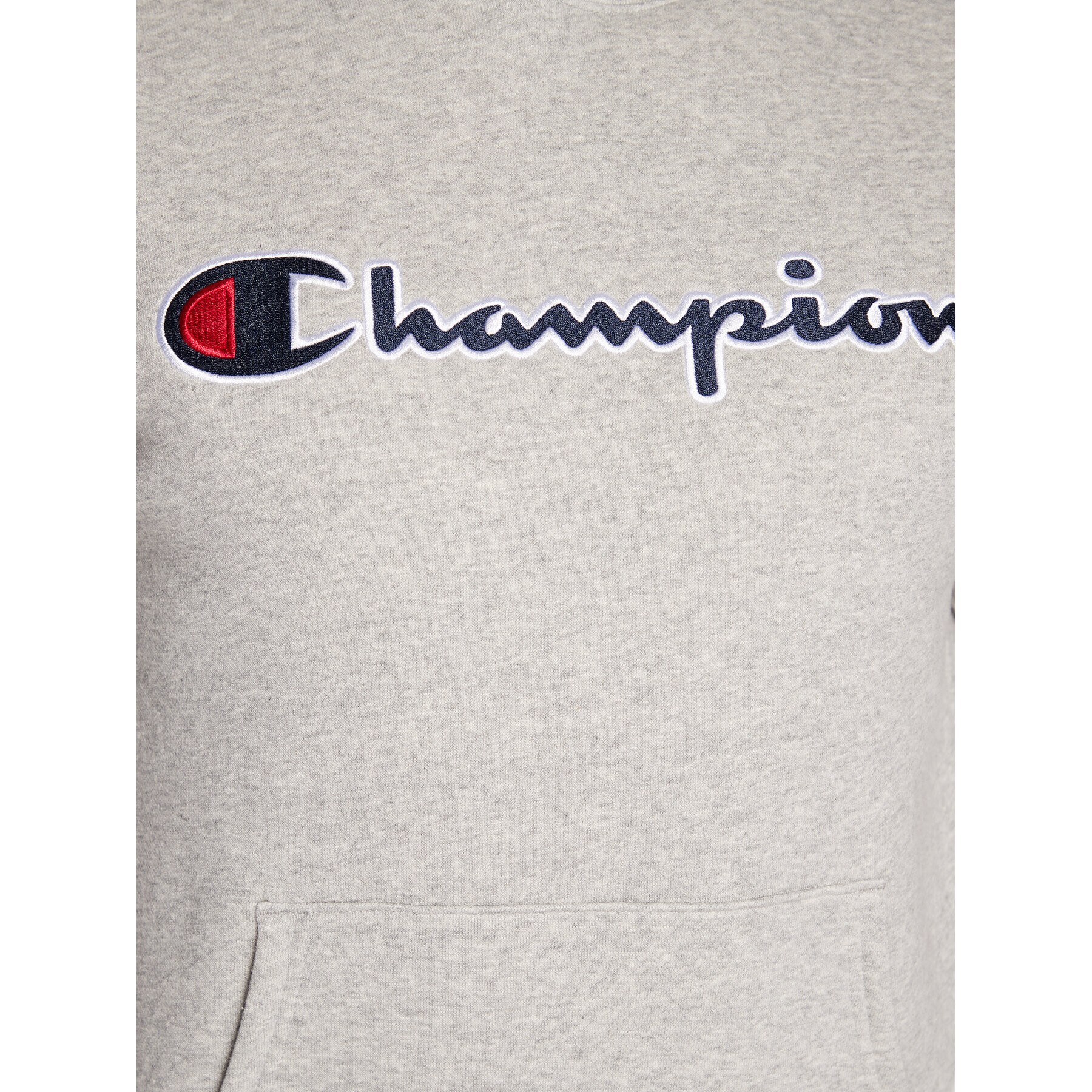 Champion Суитшърт Script Logo Embroidery 217858 Сив Regular Fit - Pepit.bg