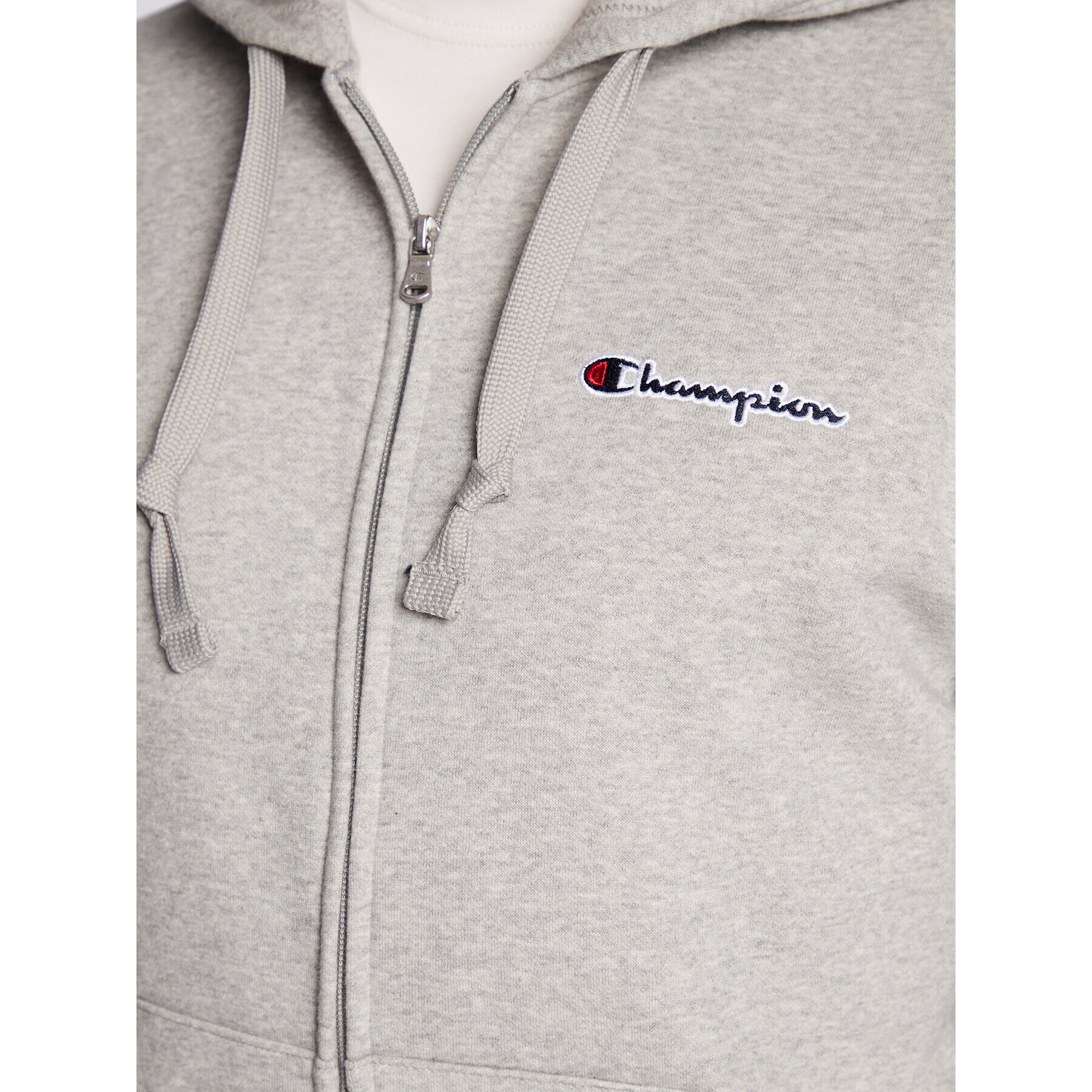 Champion Суитшърт Script Logo Embroidery 217864 Сив Regular Fit - Pepit.bg