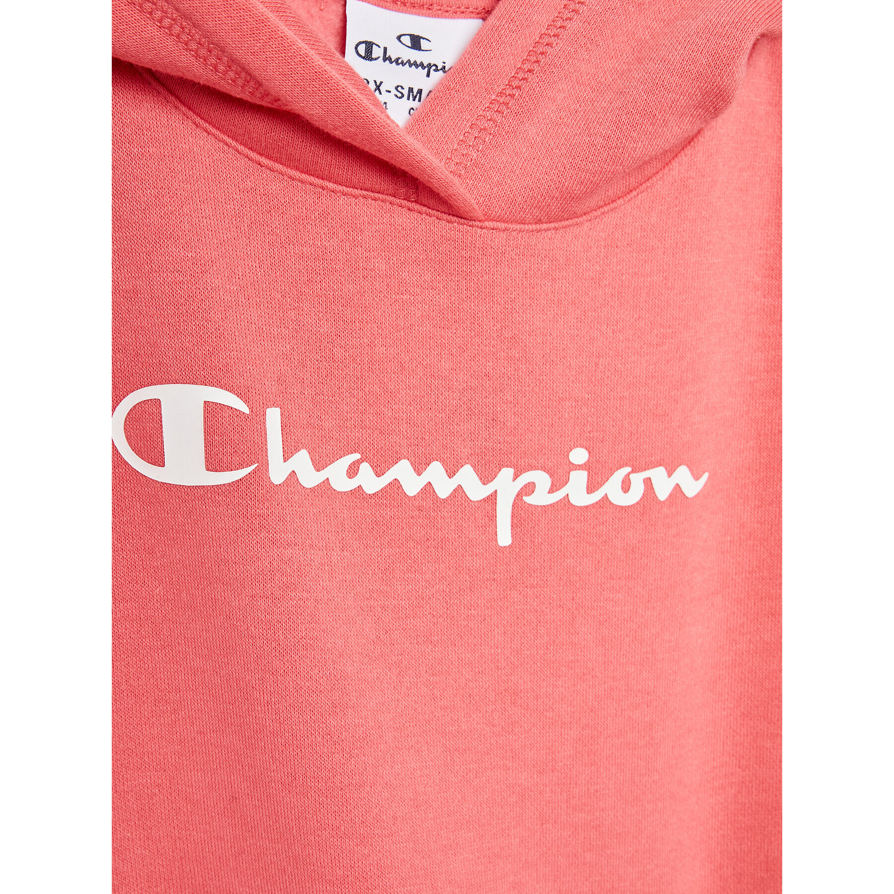 Champion Суитшърт Script Logo Terry 404540 Розов Regular Fit - Pepit.bg