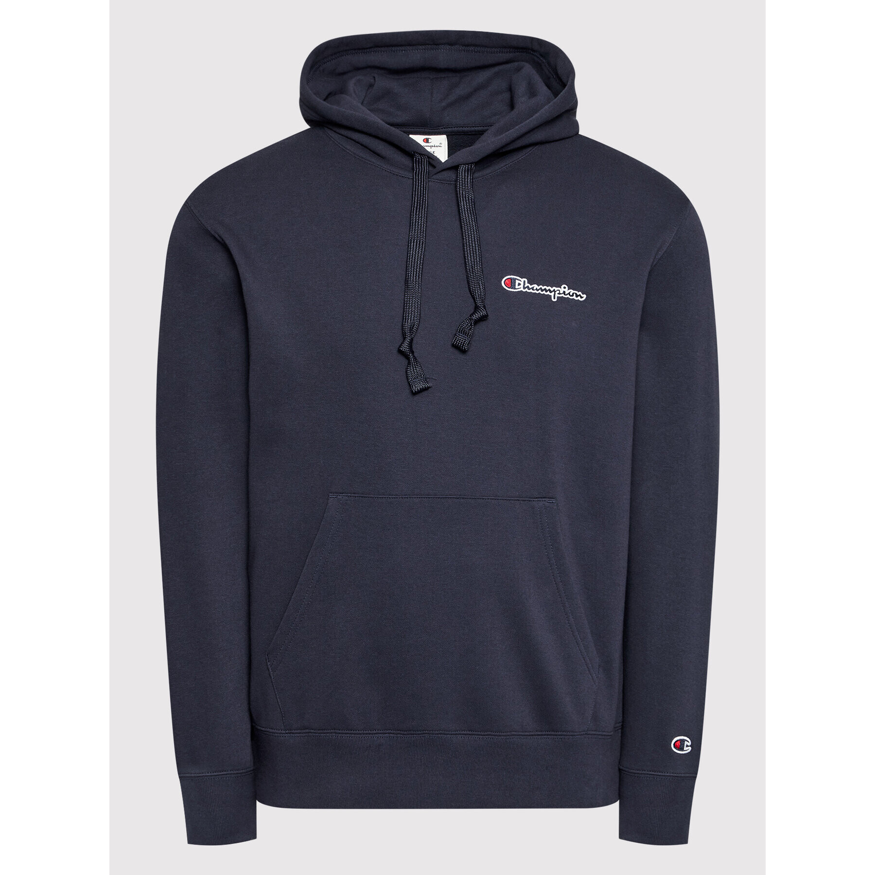 Champion Суитшърт Small Script Logo Heavy 217064 Тъмносин Regular Fit - Pepit.bg