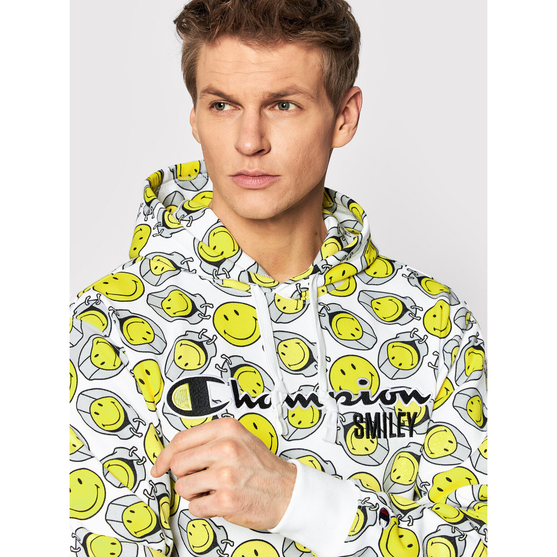 Champion Суитшърт SMILEY 218222 Цветен Regular Fit - Pepit.bg