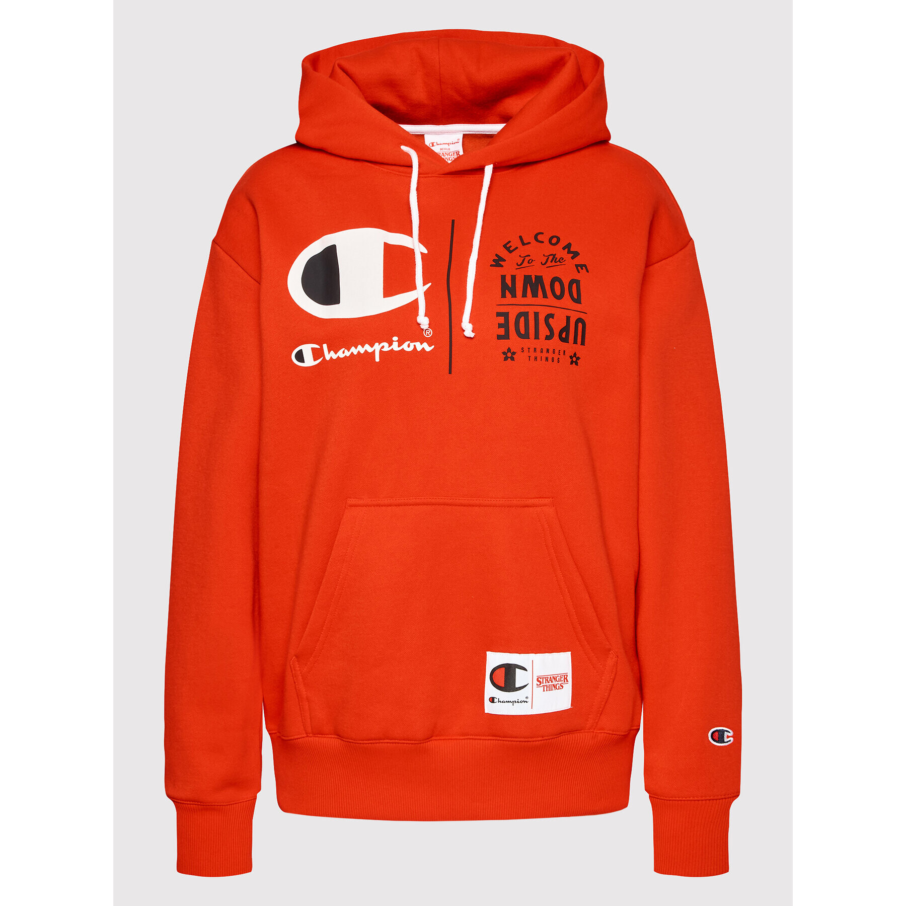 Champion Суитшърт STRANGER THINGS Unisex 217780 Червен Regular Fit - Pepit.bg