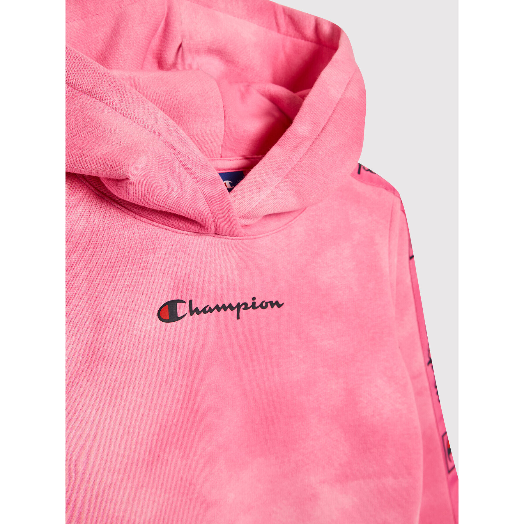 Champion Суитшърт Tie Dye Script 404274 Розов Regular Fit - Pepit.bg