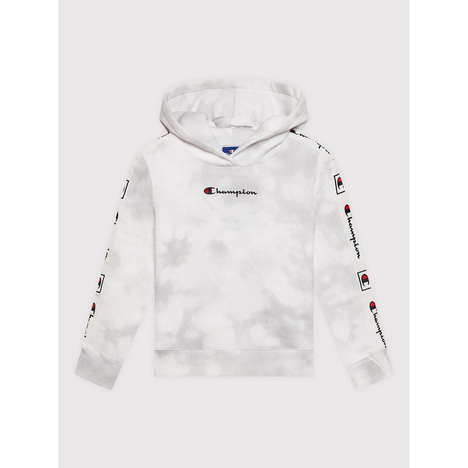 Champion Суитшърт Tie Dye Script 404274 Сив Regular Fit - Pepit.bg