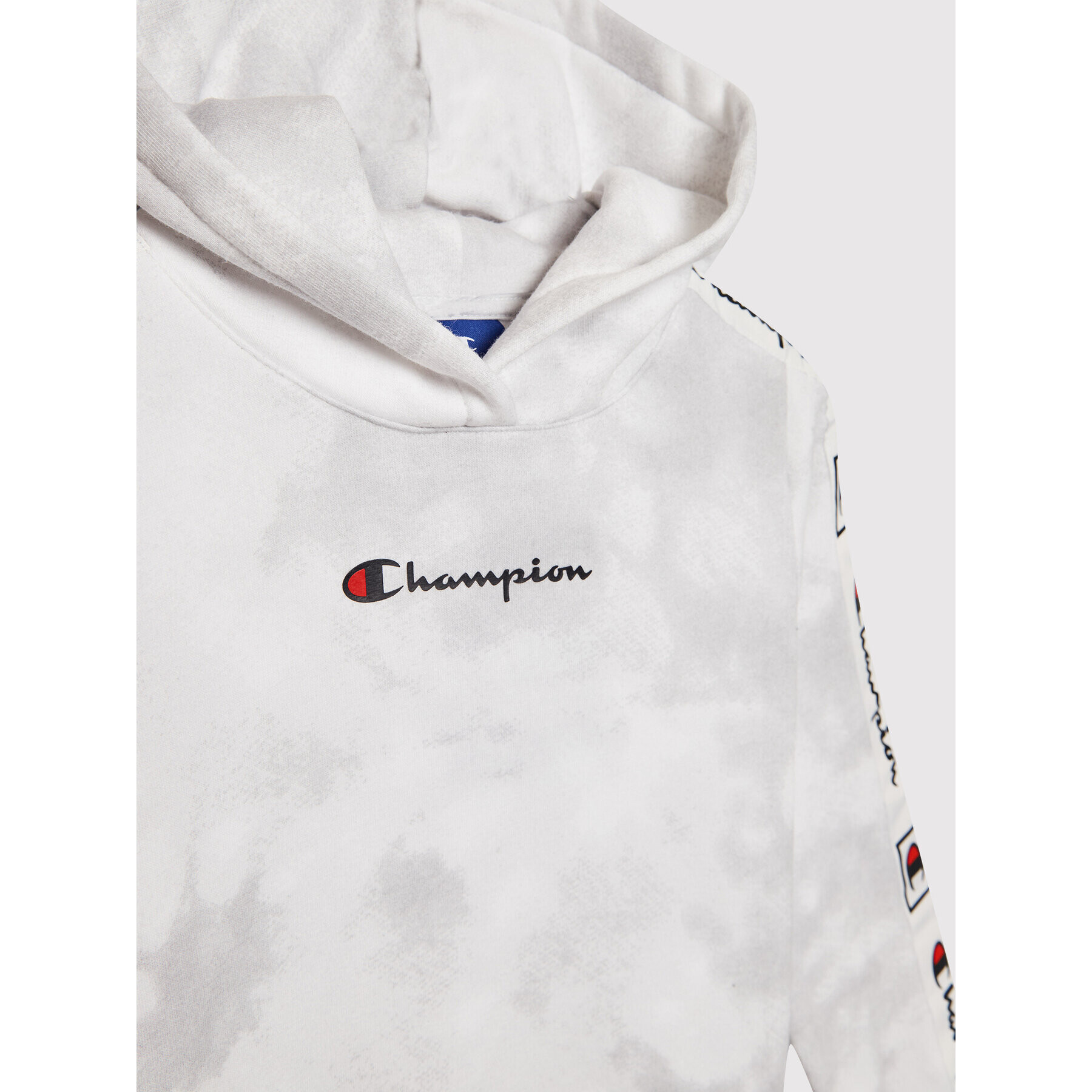 Champion Суитшърт Tie Dye Script 404274 Сив Regular Fit - Pepit.bg