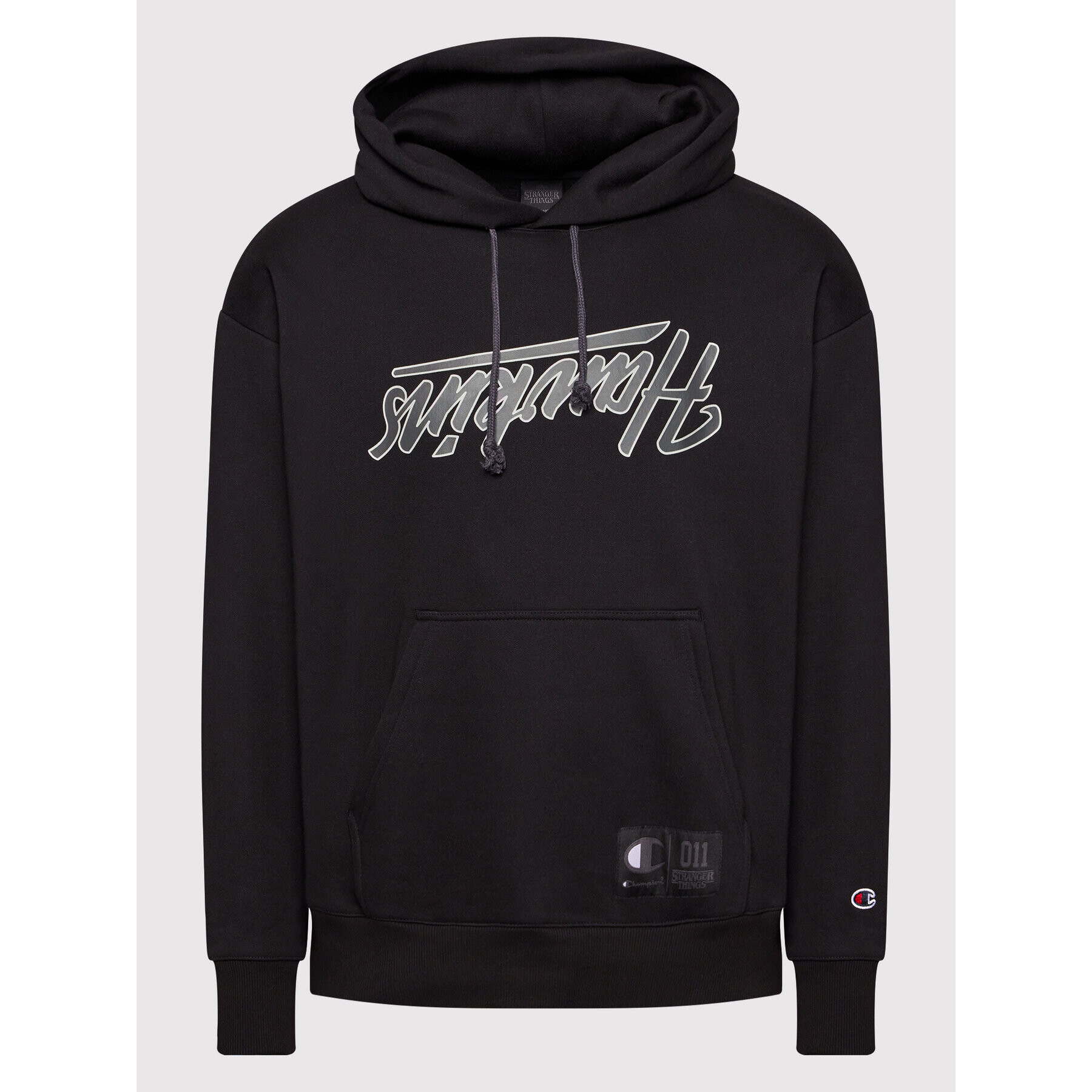 Champion Суитшърт Unisex STRANGER THINGS Hawkins 217751 Черен American Fit - Pepit.bg