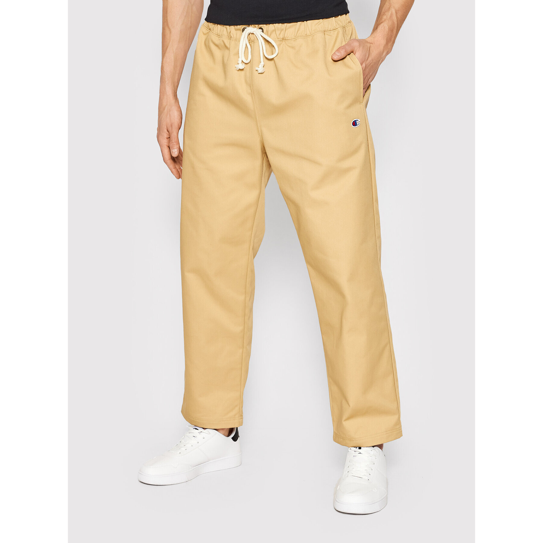 Champion Текстилни панталони 216544 Бежов Regular Fit - Pepit.bg