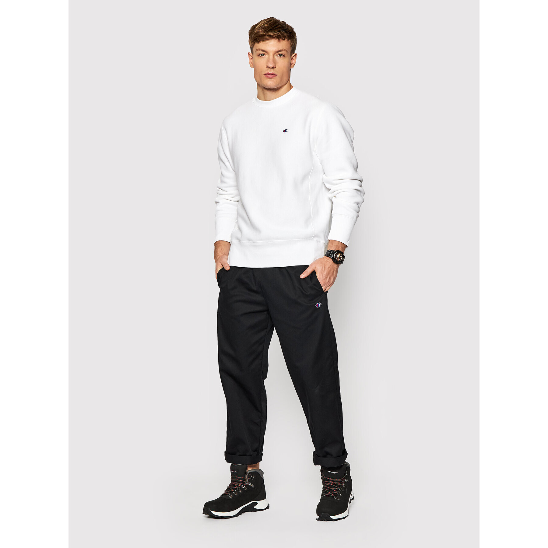 Champion Текстилни панталони 216544 Черен Regular Fit - Pepit.bg