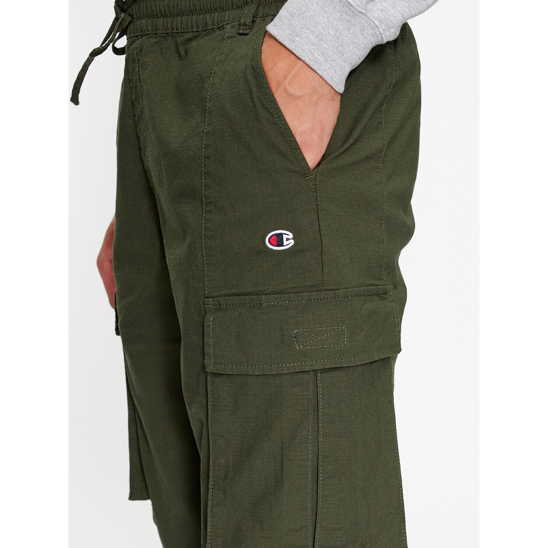 Champion Текстилни панталони Elastic Cuff Cargo Pant 218739 Каки Custom Fit - Pepit.bg