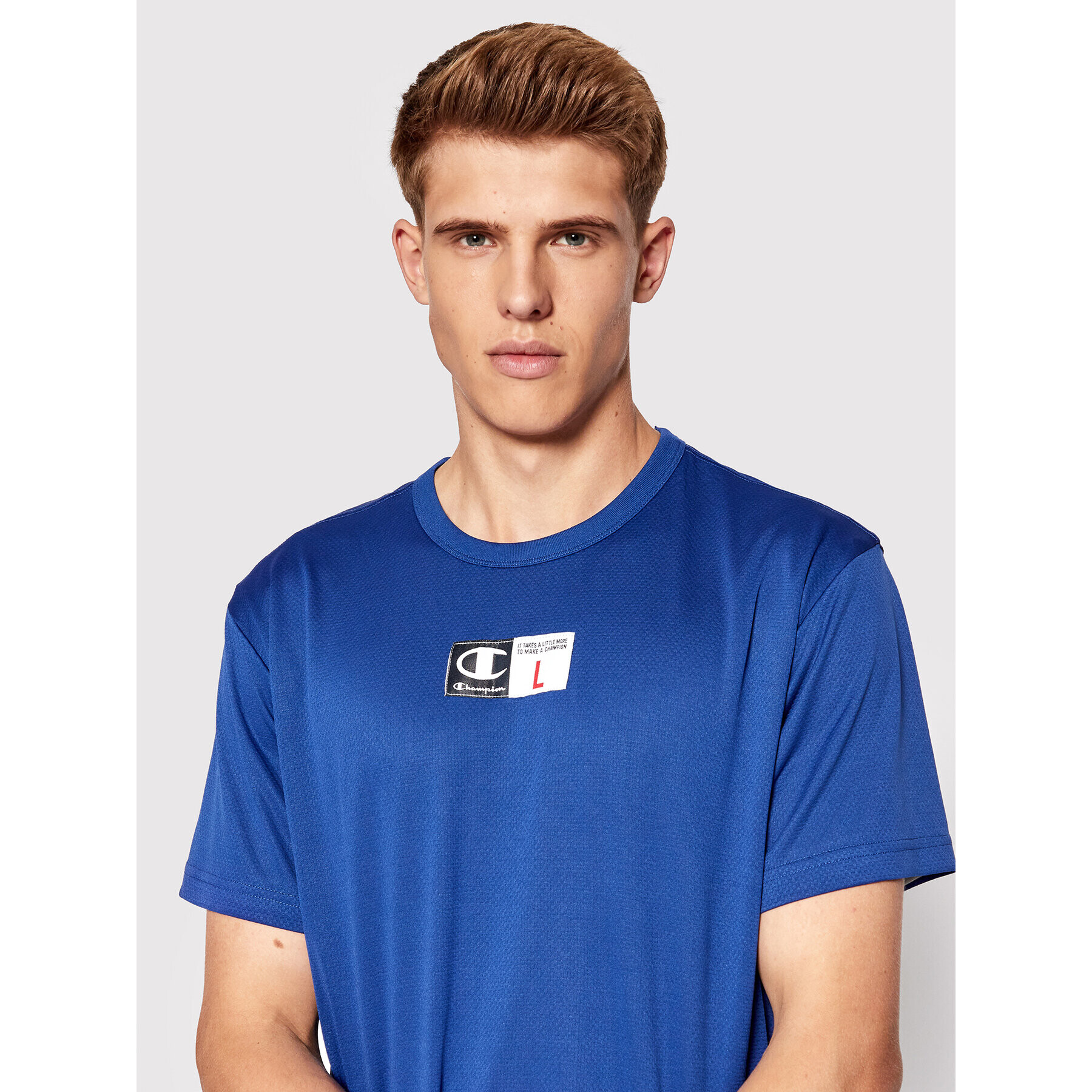 Champion Тениска от техническо трико Reversible 217127 Сив Athletic Fit - Pepit.bg