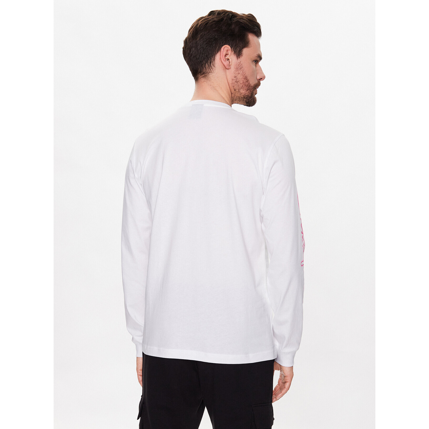 Champion Тениска с дълъг ръкав 218485 Бял Regular Fit - Pepit.bg