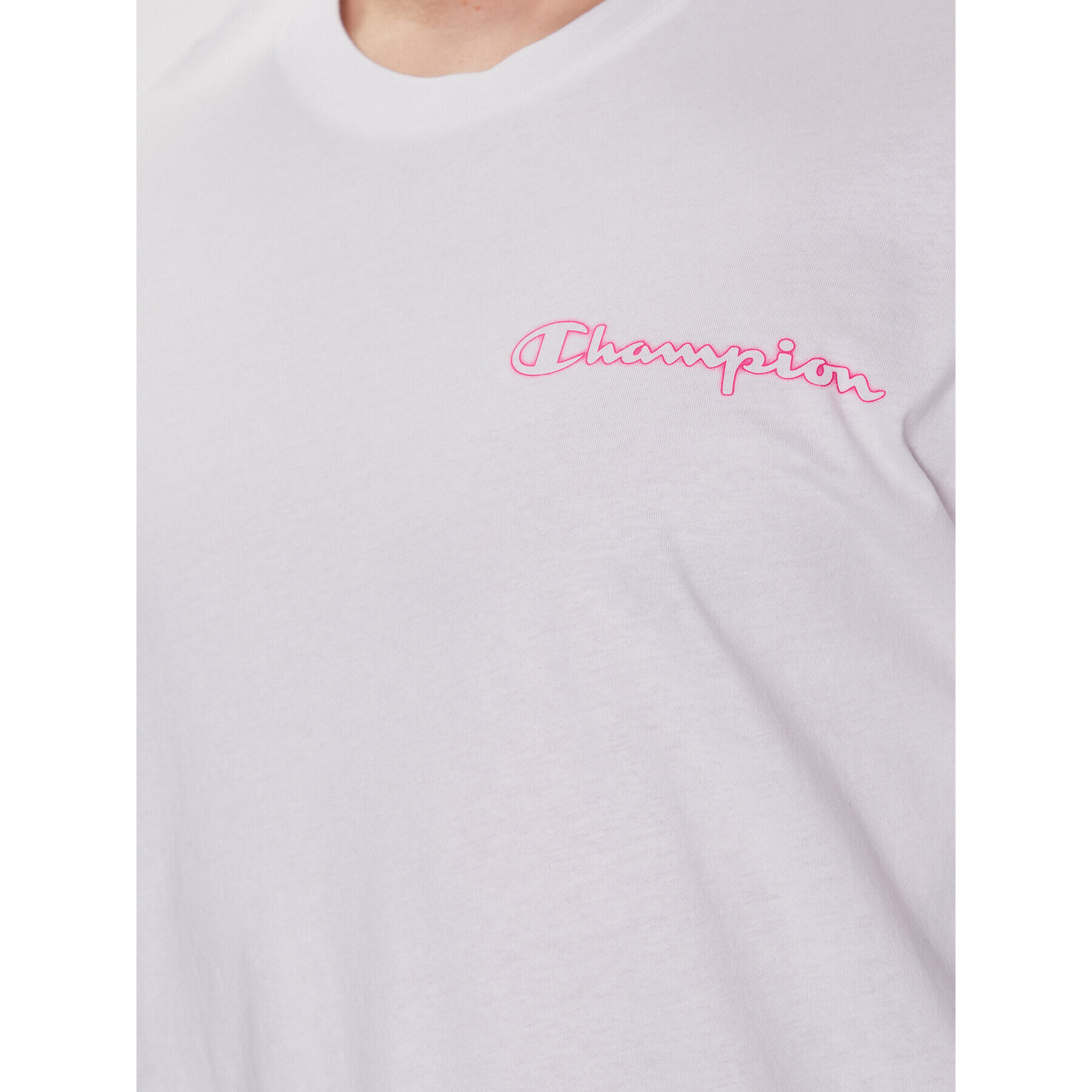 Champion Тениска с дълъг ръкав 218485 Бял Regular Fit - Pepit.bg