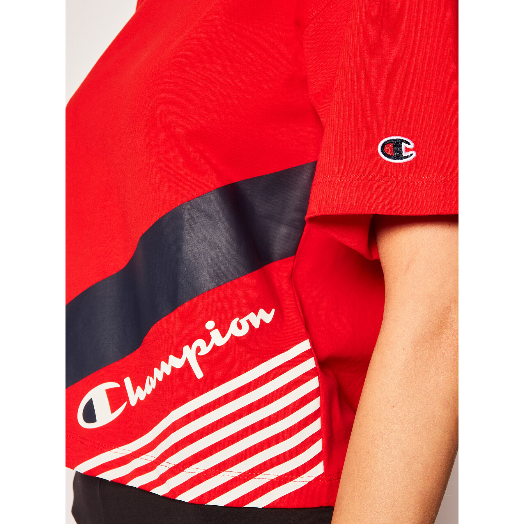 Champion Тишърт 112765 Червен Regular Fit - Pepit.bg