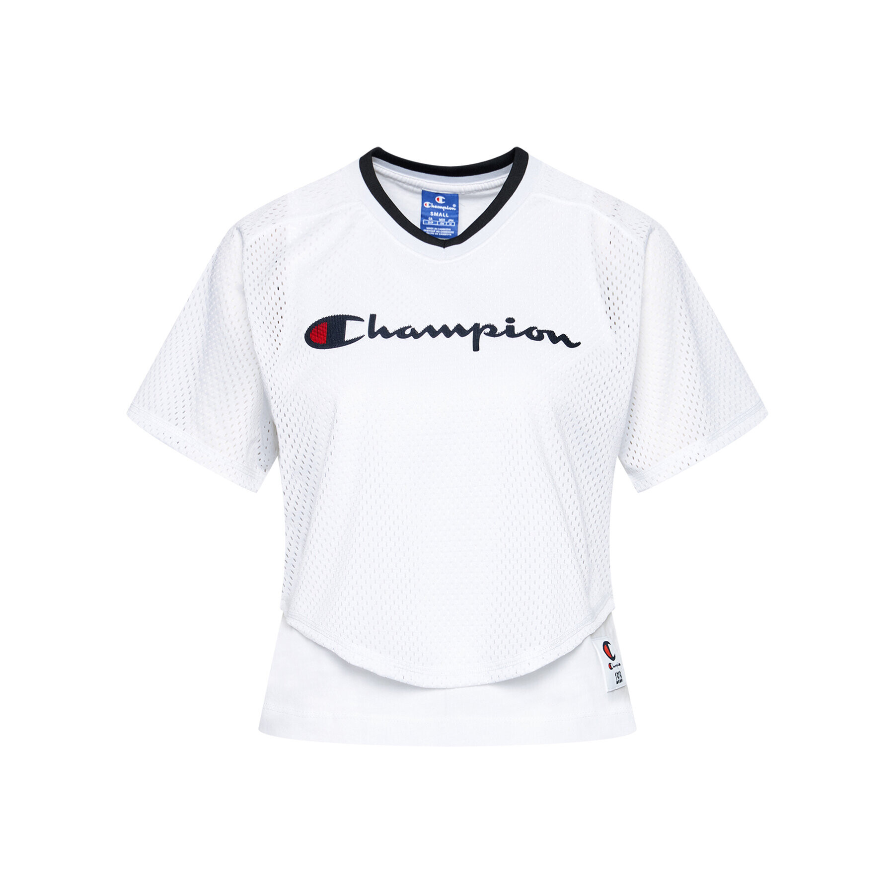 Champion Тишърт 112903 Бял Regular Fit - Pepit.bg