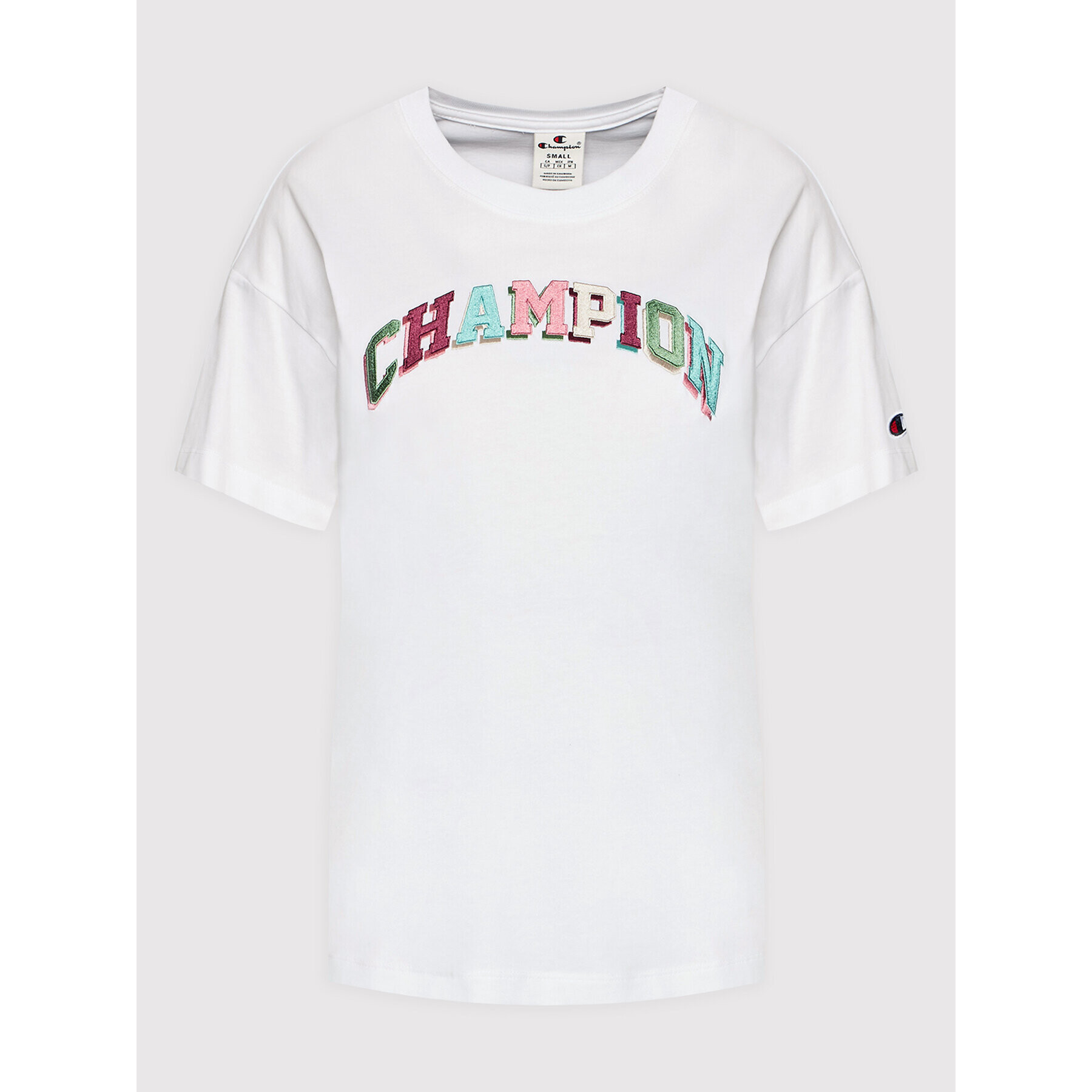 Champion Тишърт 115190 Бял Regular Fit - Pepit.bg