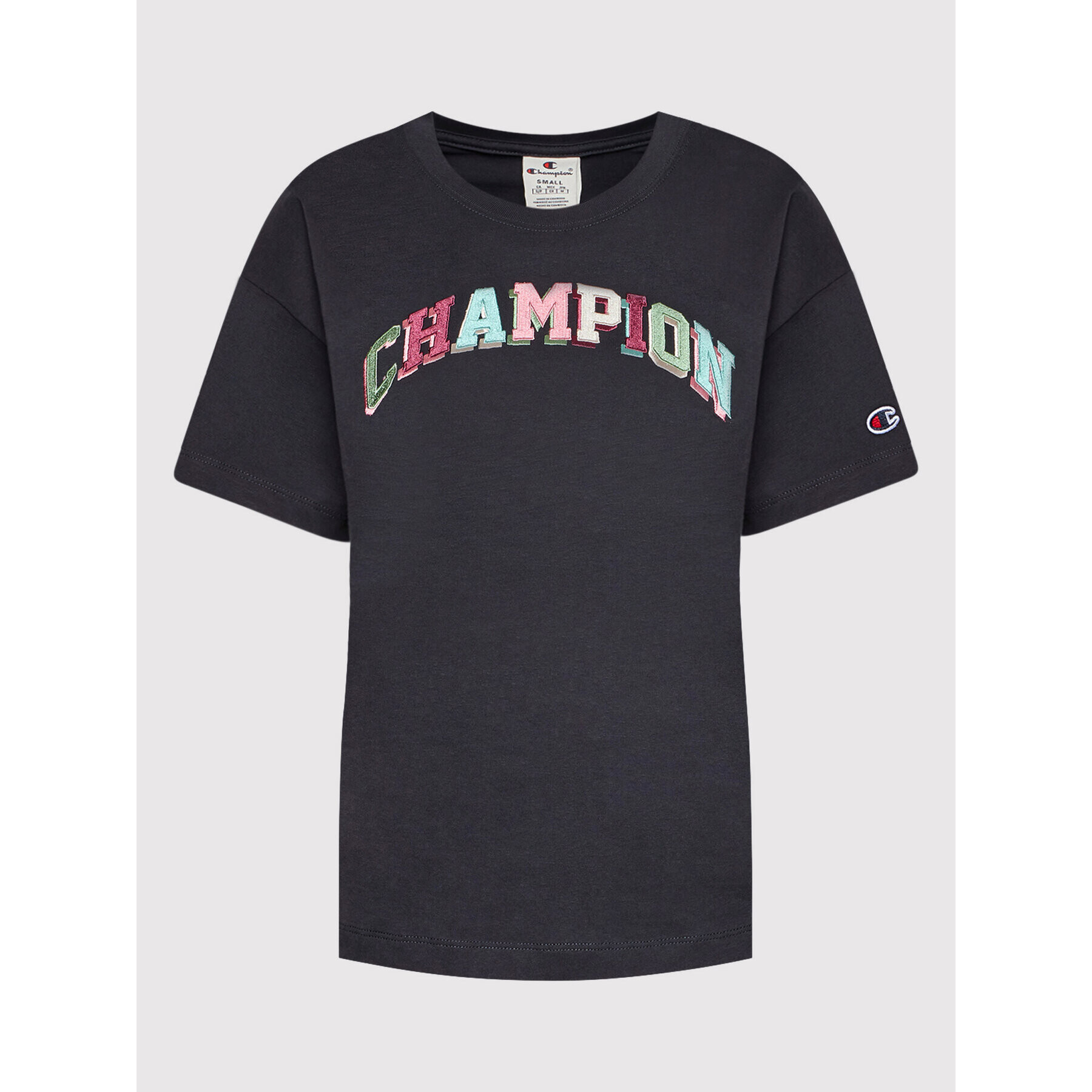 Champion Тишърт 115190 Черен Regular Fit - Pepit.bg