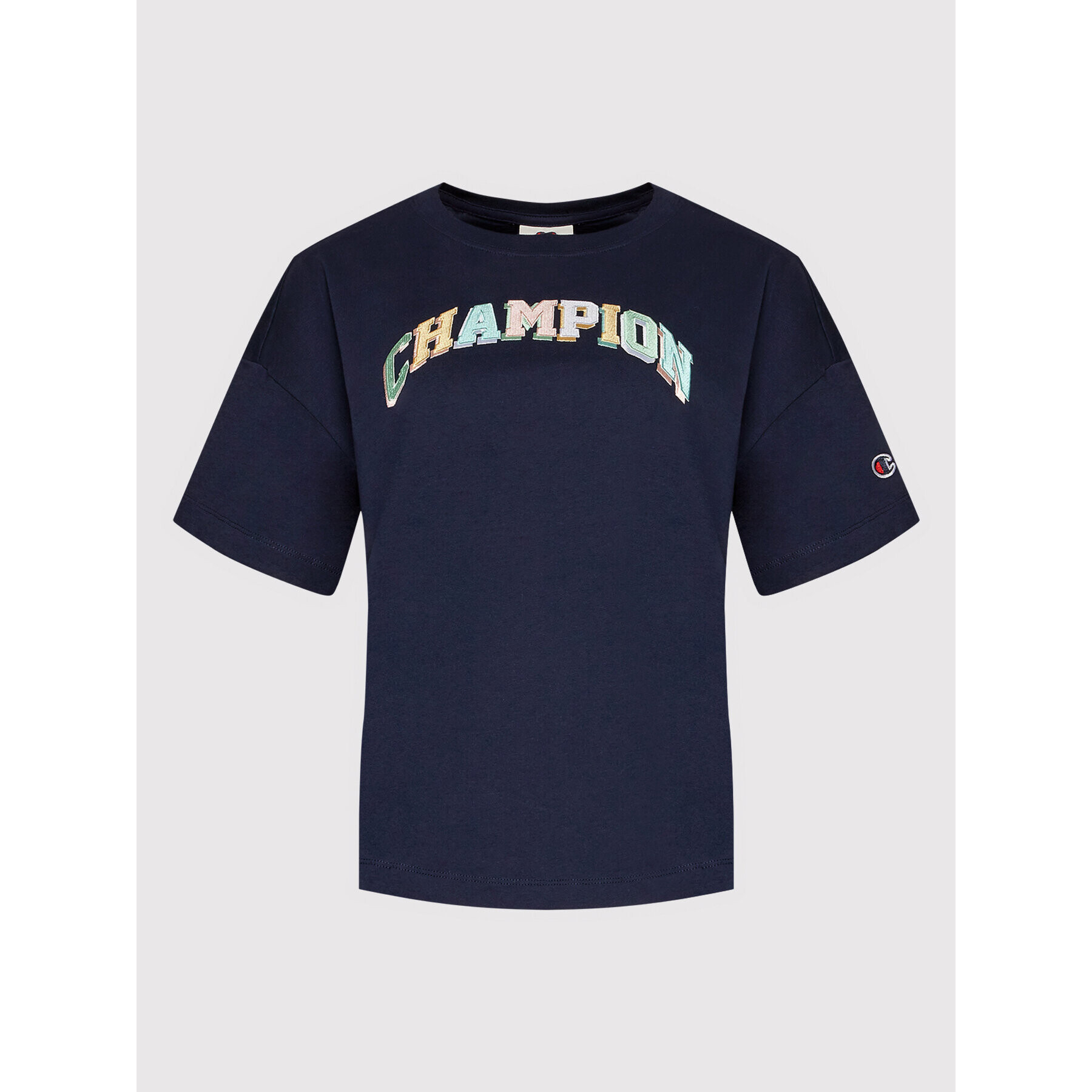 Champion Тишърт 115190 Тъмносин Regular Fit - Pepit.bg