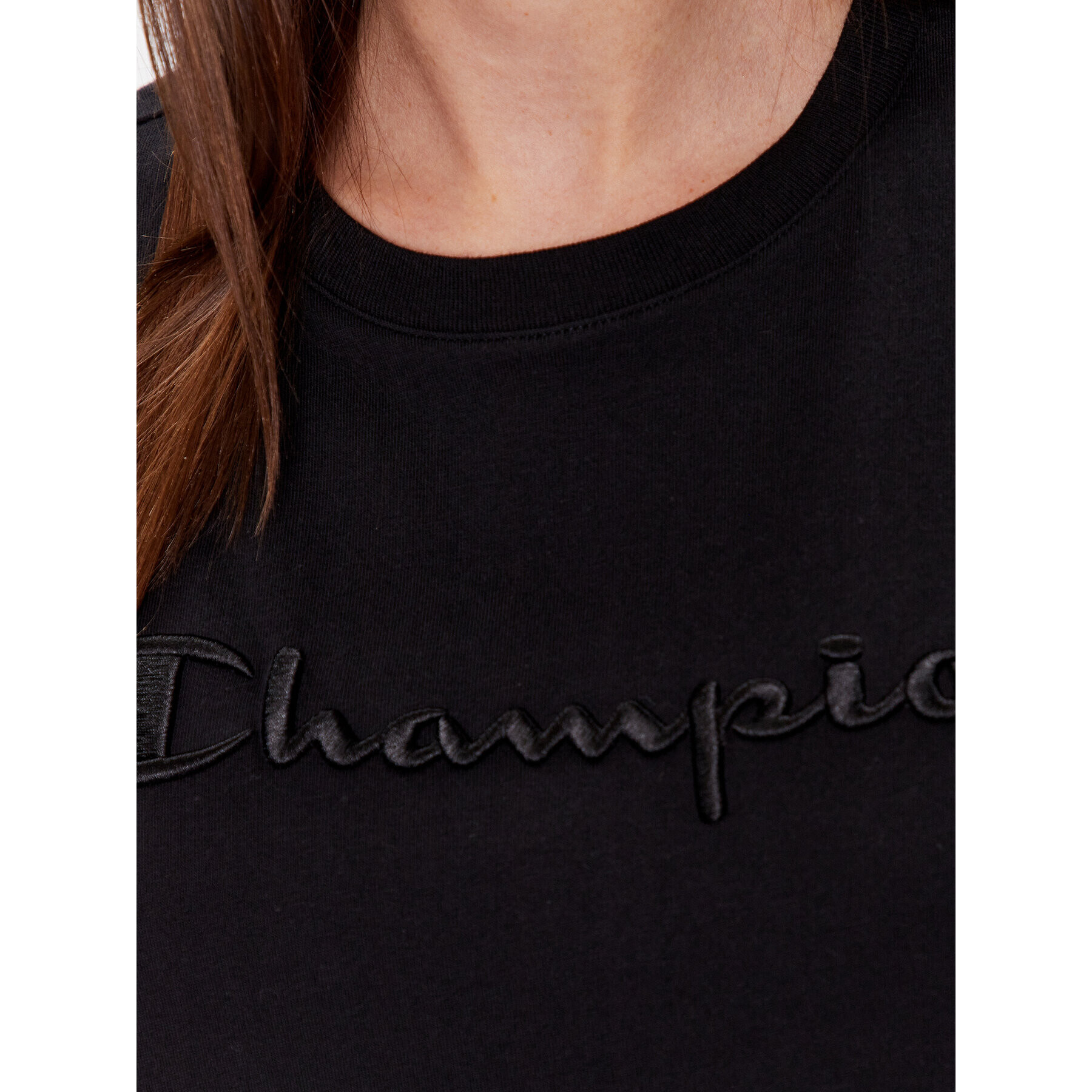 Champion Тишърт 116058 Черен Regular Fit - Pepit.bg