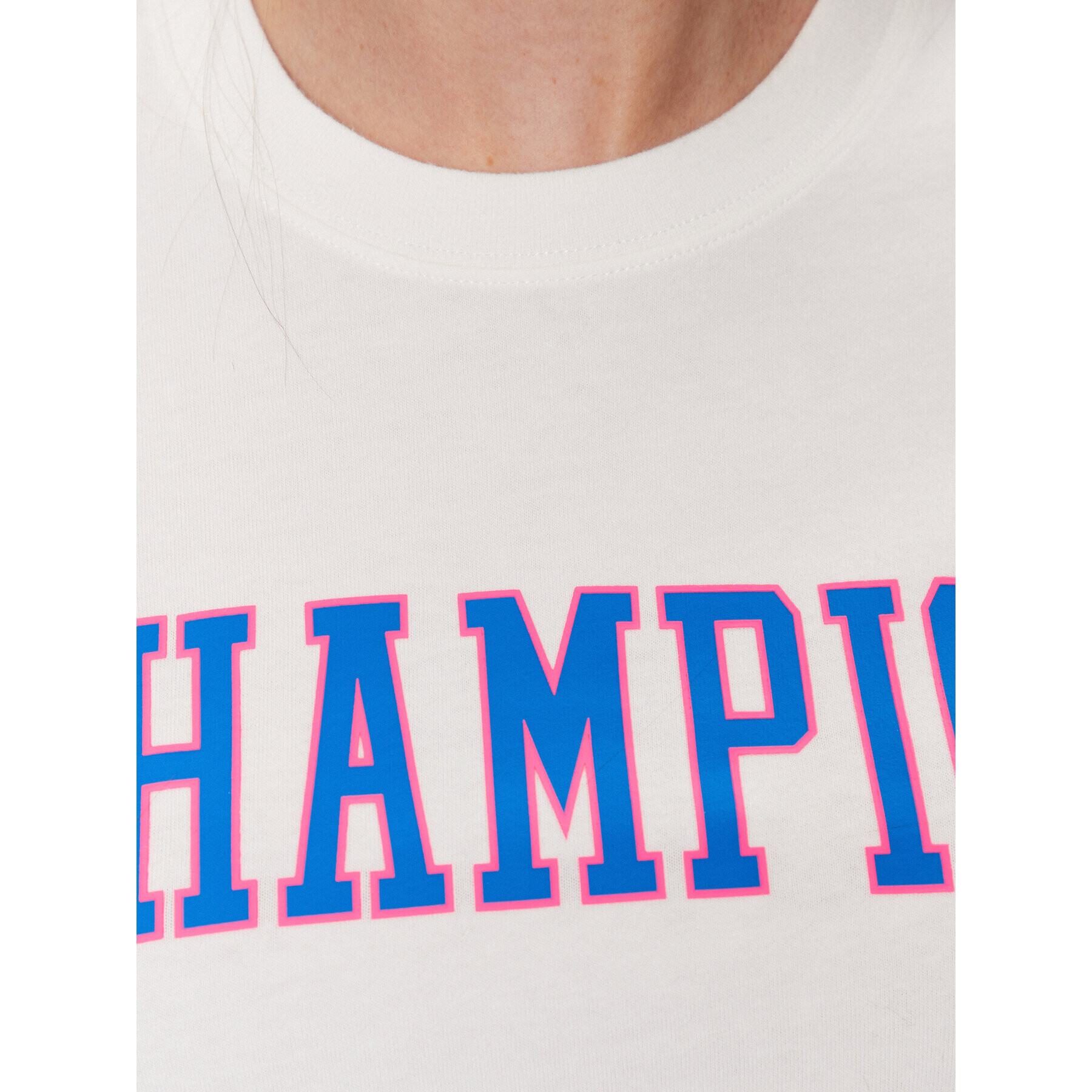 Champion Тишърт 116084 Бял Regular Fit - Pepit.bg