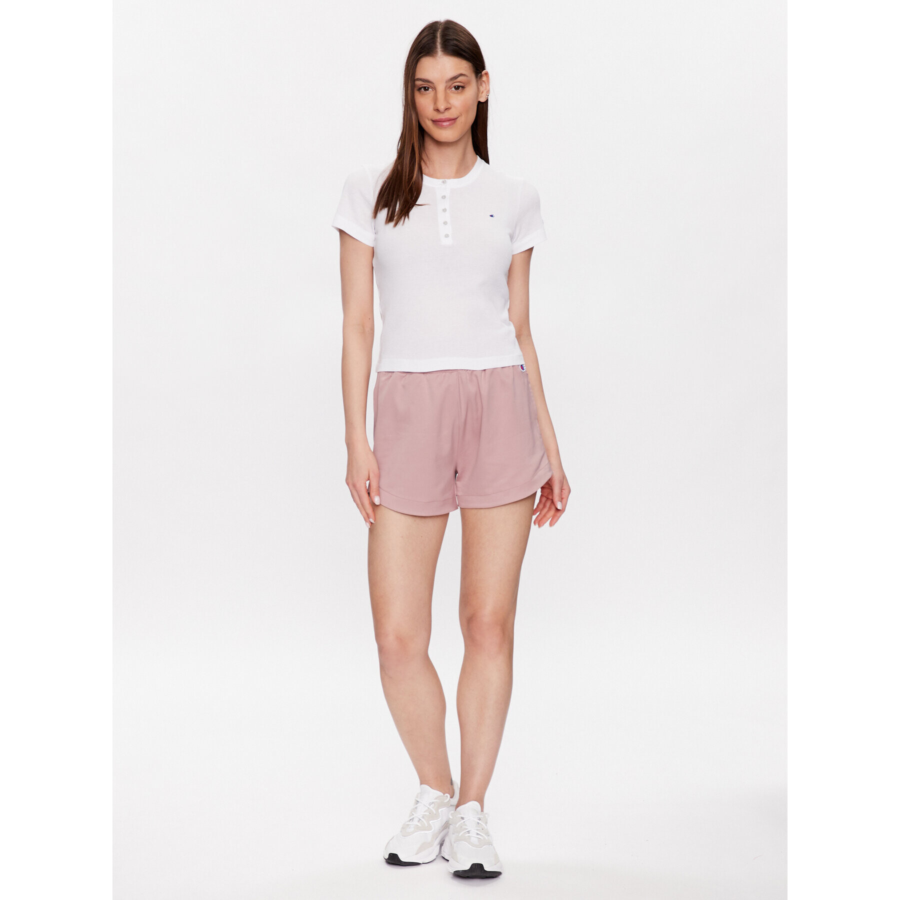 Champion Тишърт 116253 Бял Regular Fit - Pepit.bg
