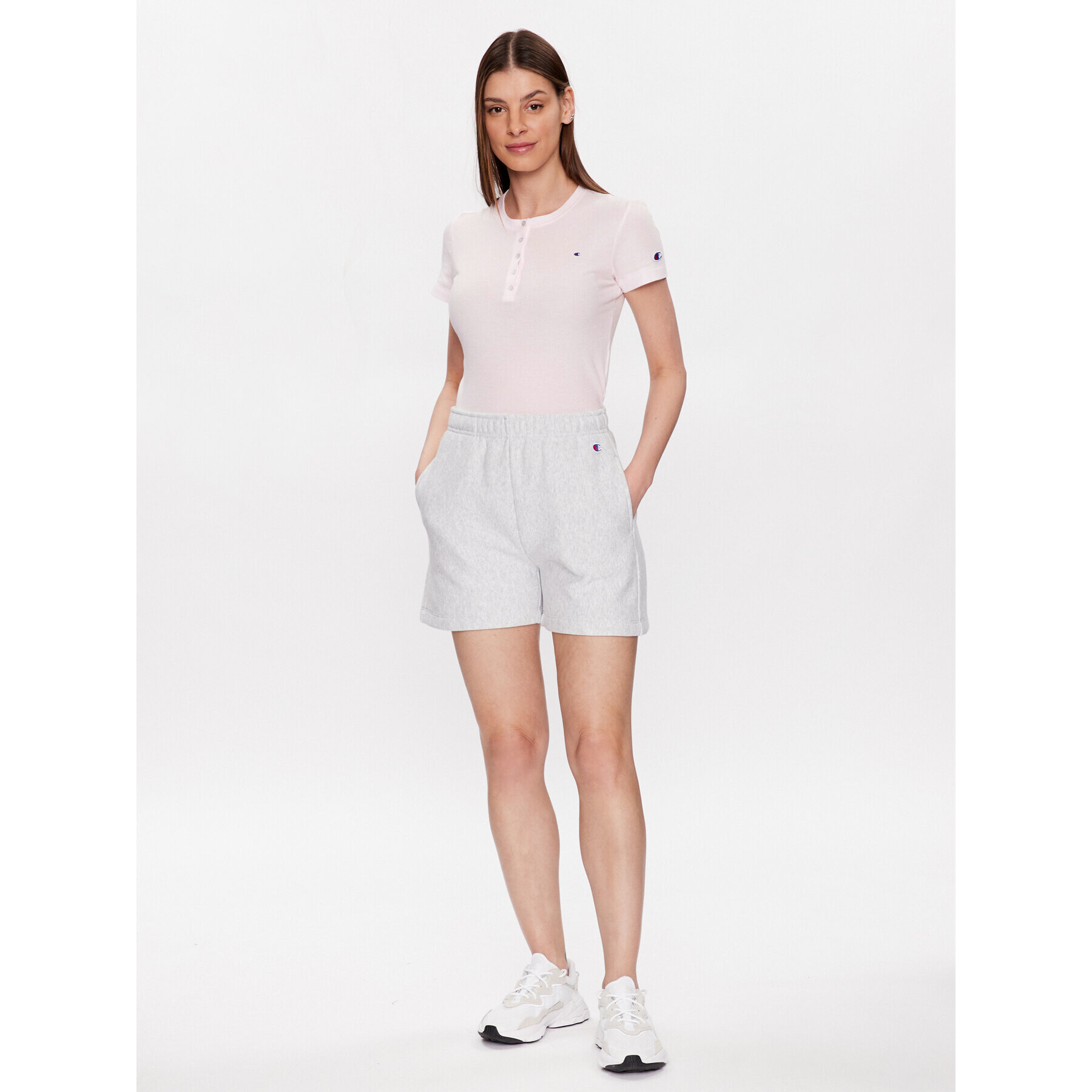 Champion Тишърт 116253 Розов Regular Fit - Pepit.bg
