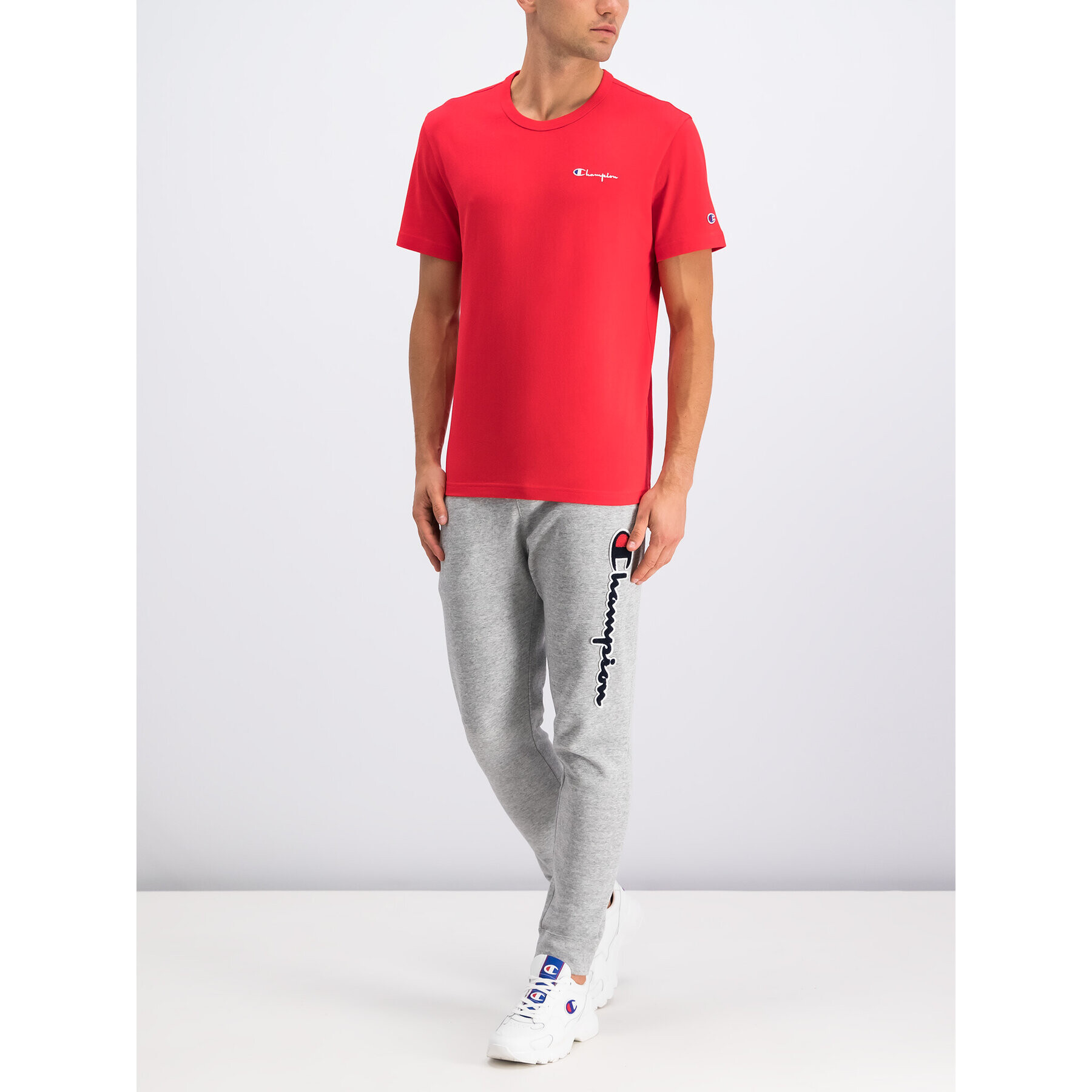 Champion Тишърт 211985 Червен Regular Fit - Pepit.bg