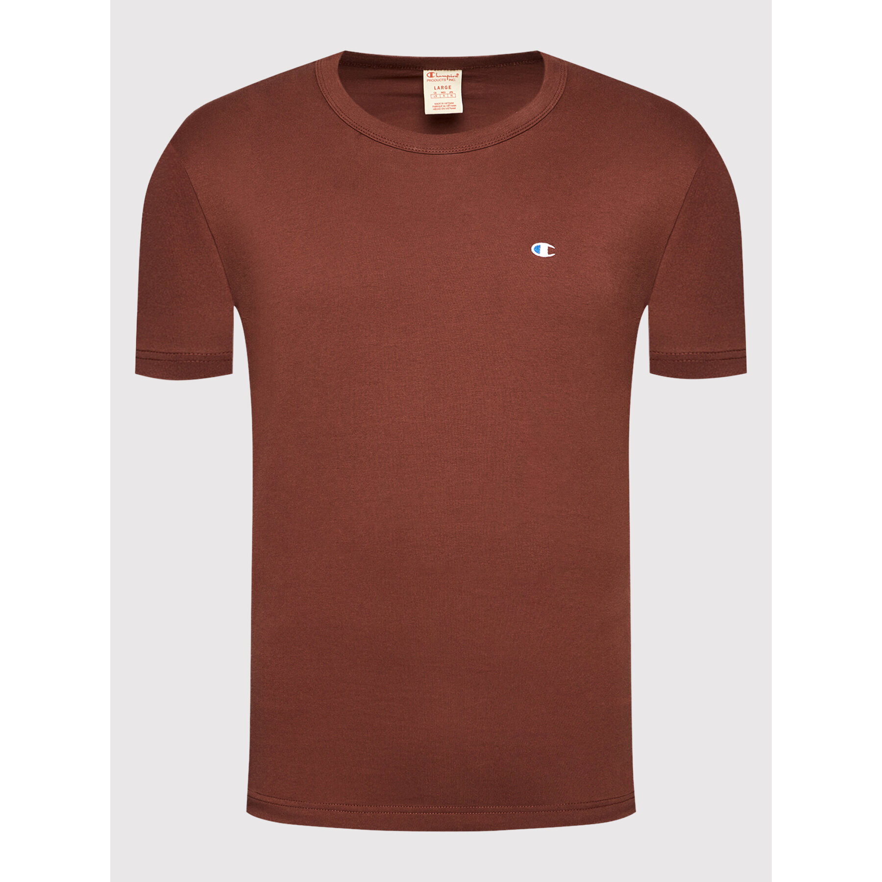 Champion Тишърт 216545 Кафяв Regular Fit - Pepit.bg