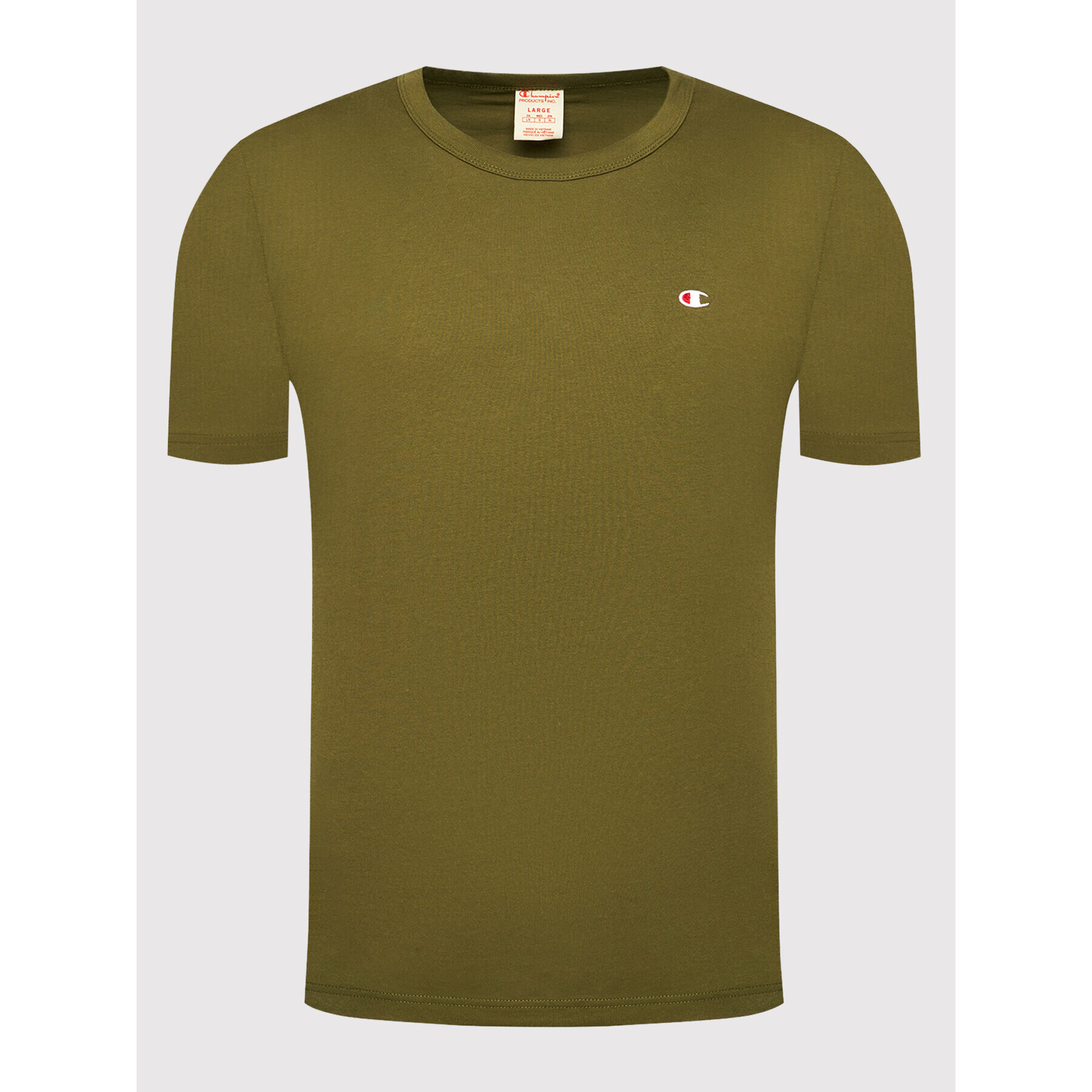 Champion Тишърт 216545 Зелен Regular Fit - Pepit.bg