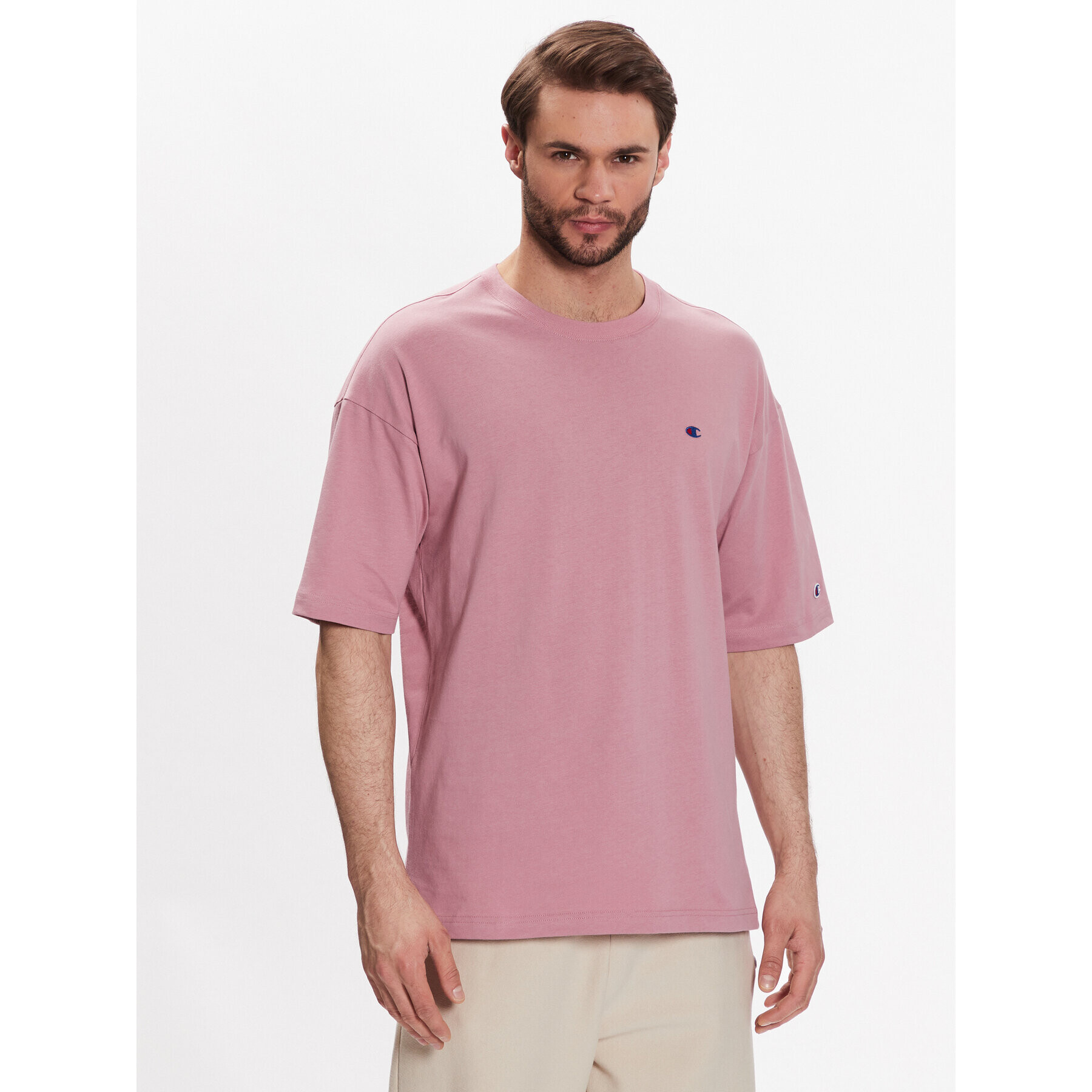 Champion Тишърт 216548 Розов Regular Fit - Pepit.bg