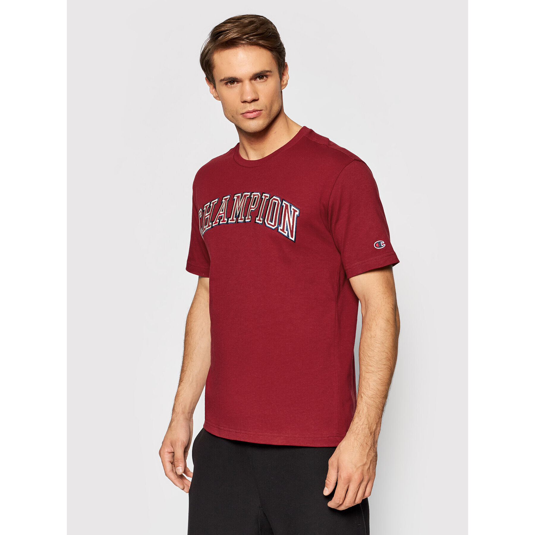 Champion Тишърт 216581 Бордо Comfort Fit - Pepit.bg