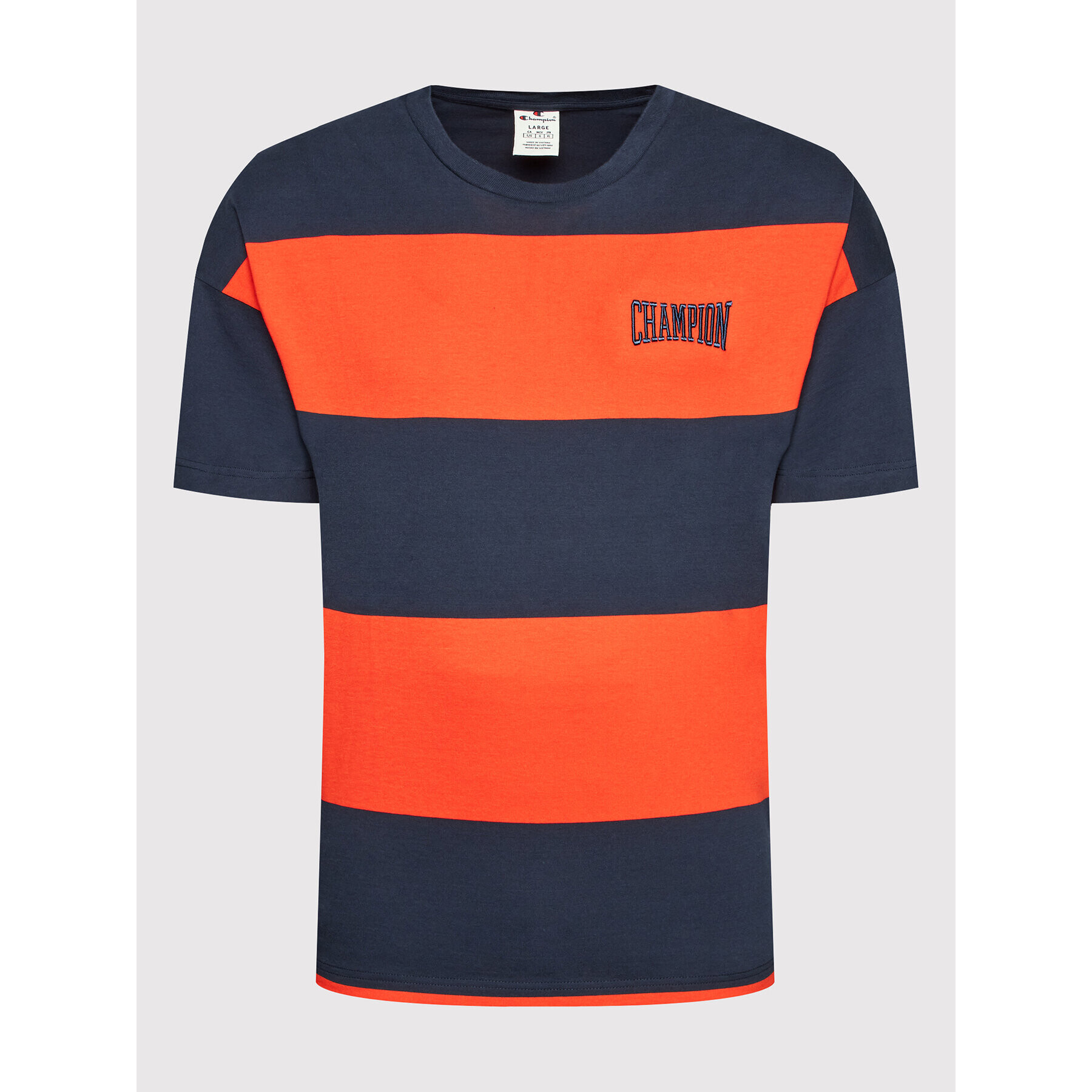 Champion Тишърт 217175 Тъмносин Custom Fit - Pepit.bg