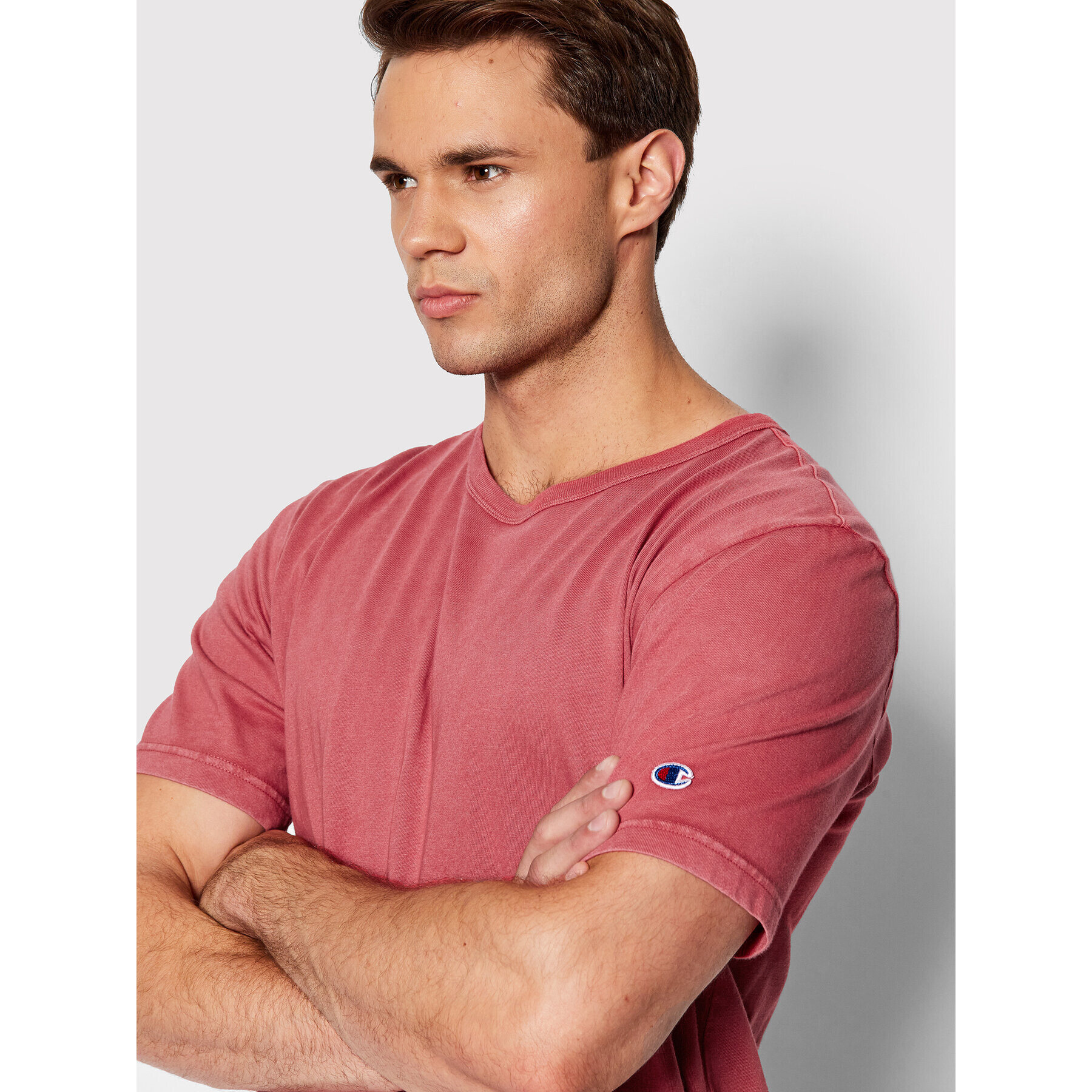 Champion Тишърт 217666 Червен Regular Fit - Pepit.bg