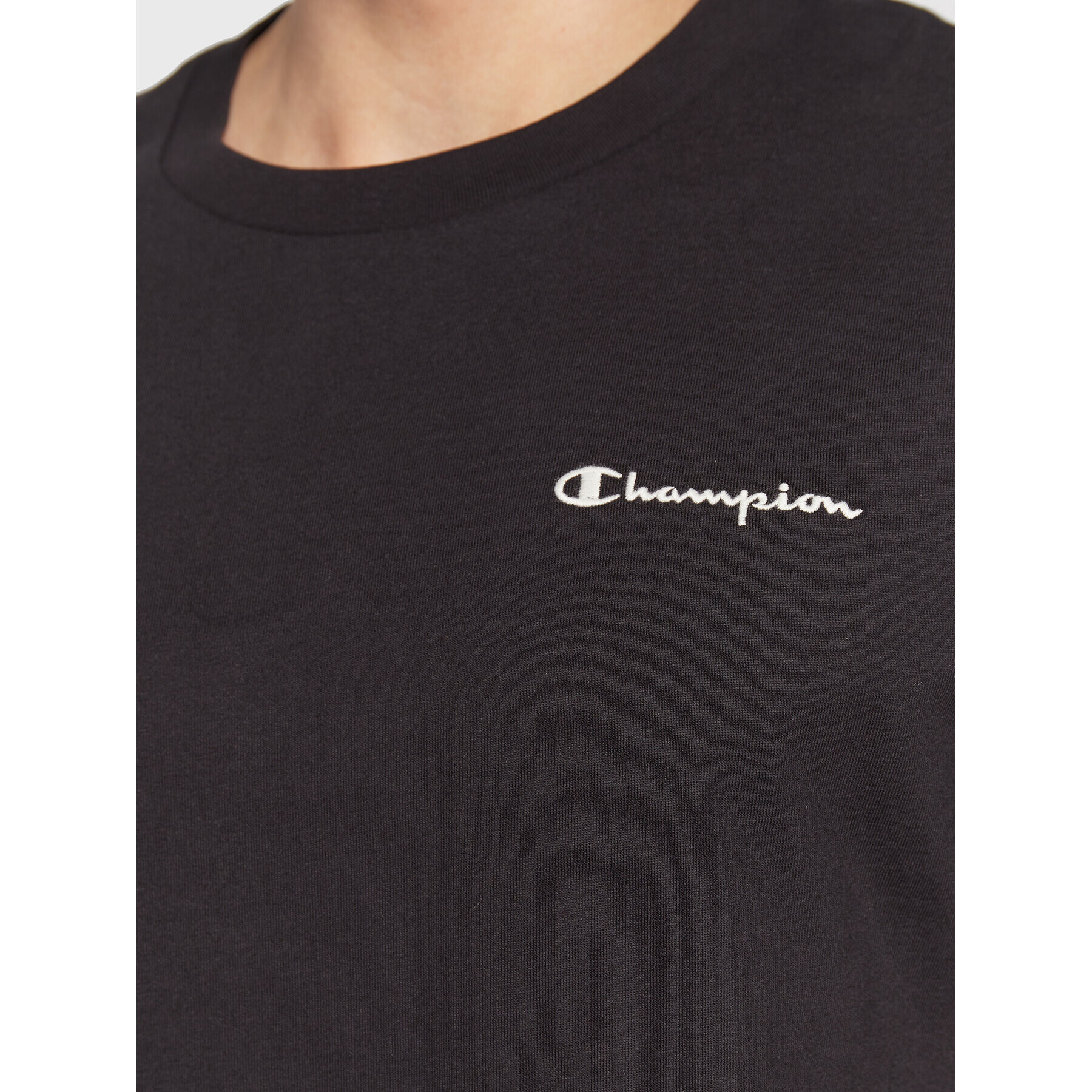 Champion Тишърт 217921 Черен Regular Fit - Pepit.bg