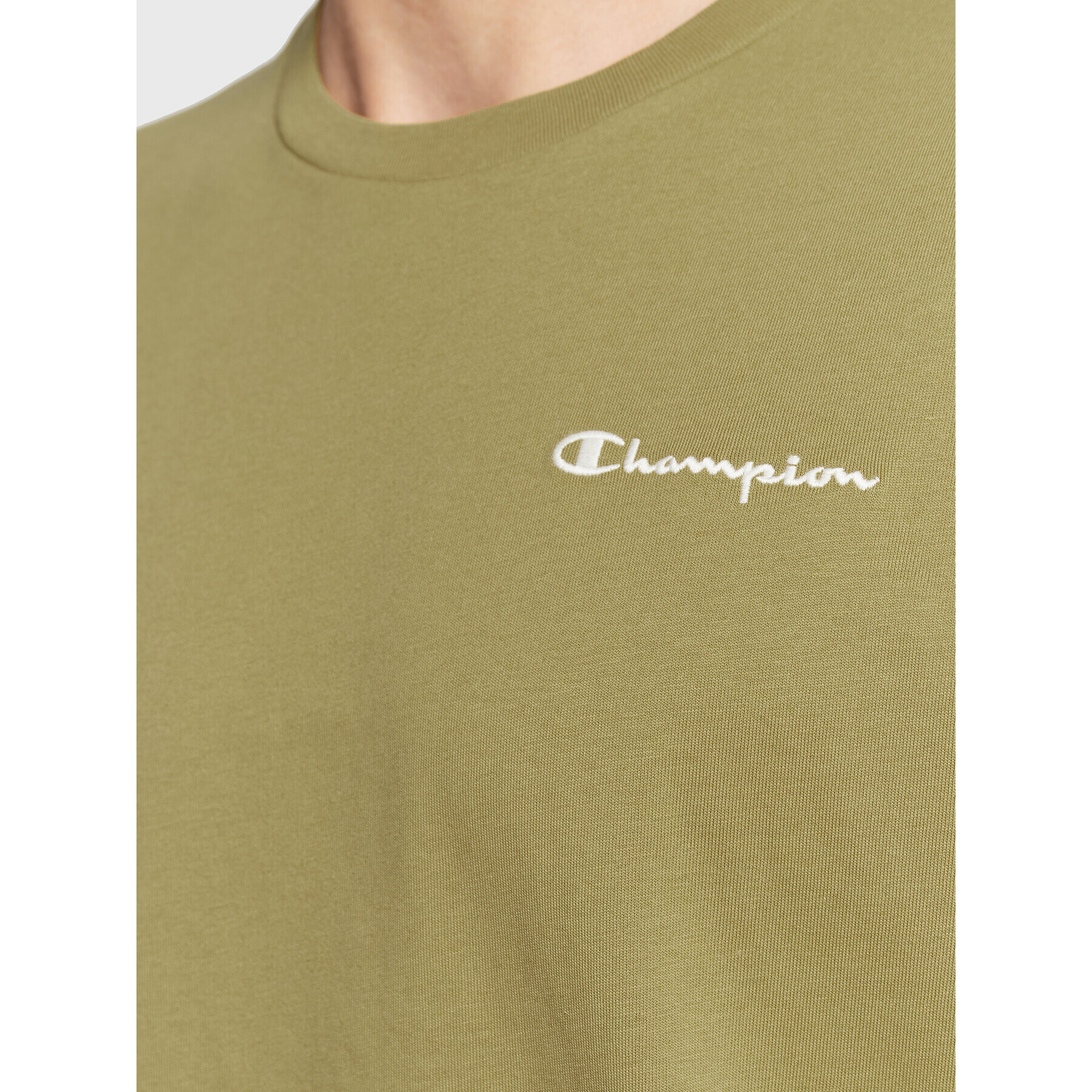 Champion Тишърт 217921 Зелен Custom Fit - Pepit.bg