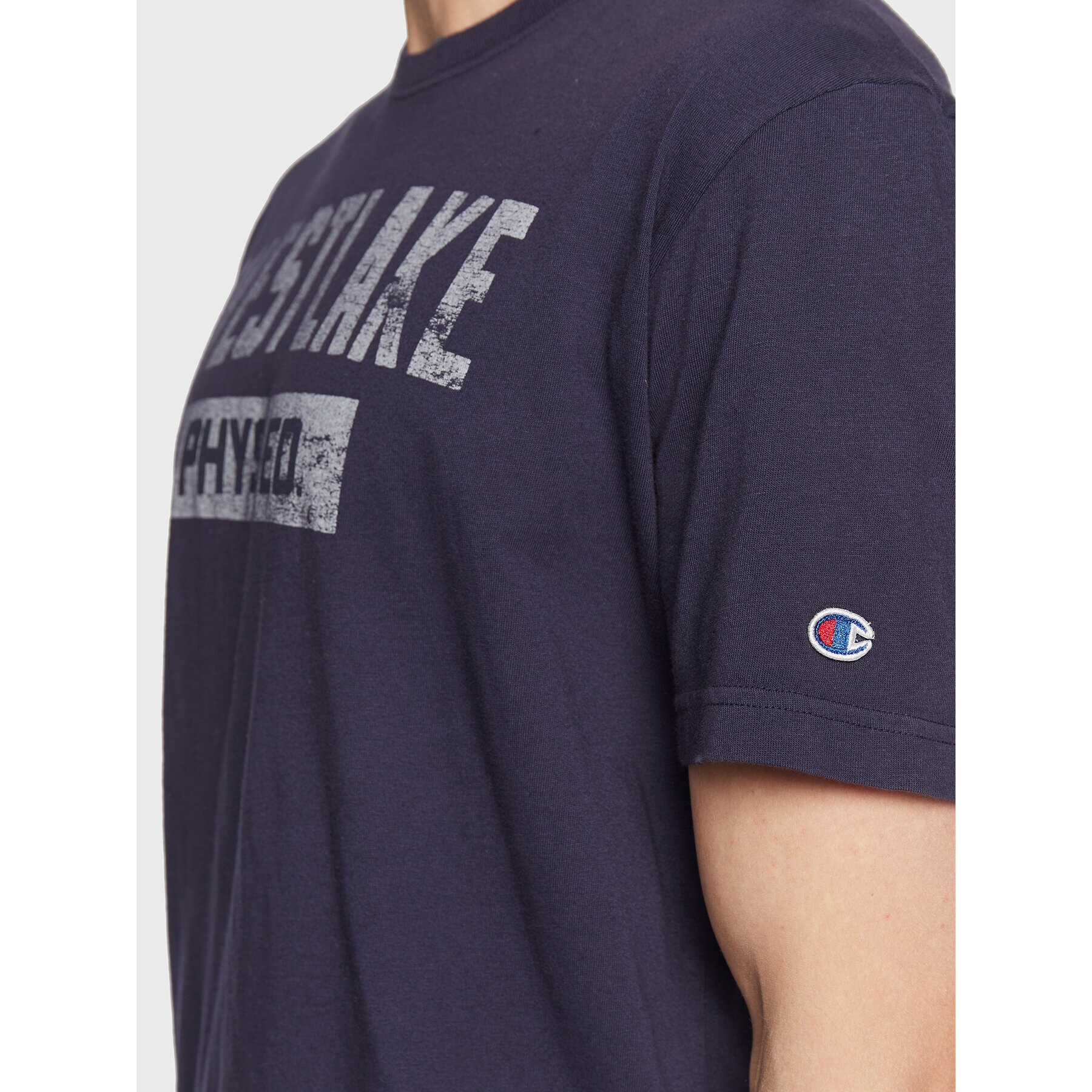 Champion Тишърт 217986 Тъмносин Regular Fit - Pepit.bg