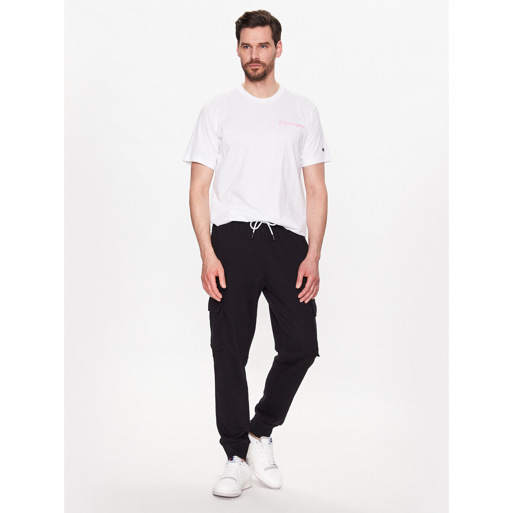 Champion Тишърт 218482 Бял Regular Fit - Pepit.bg