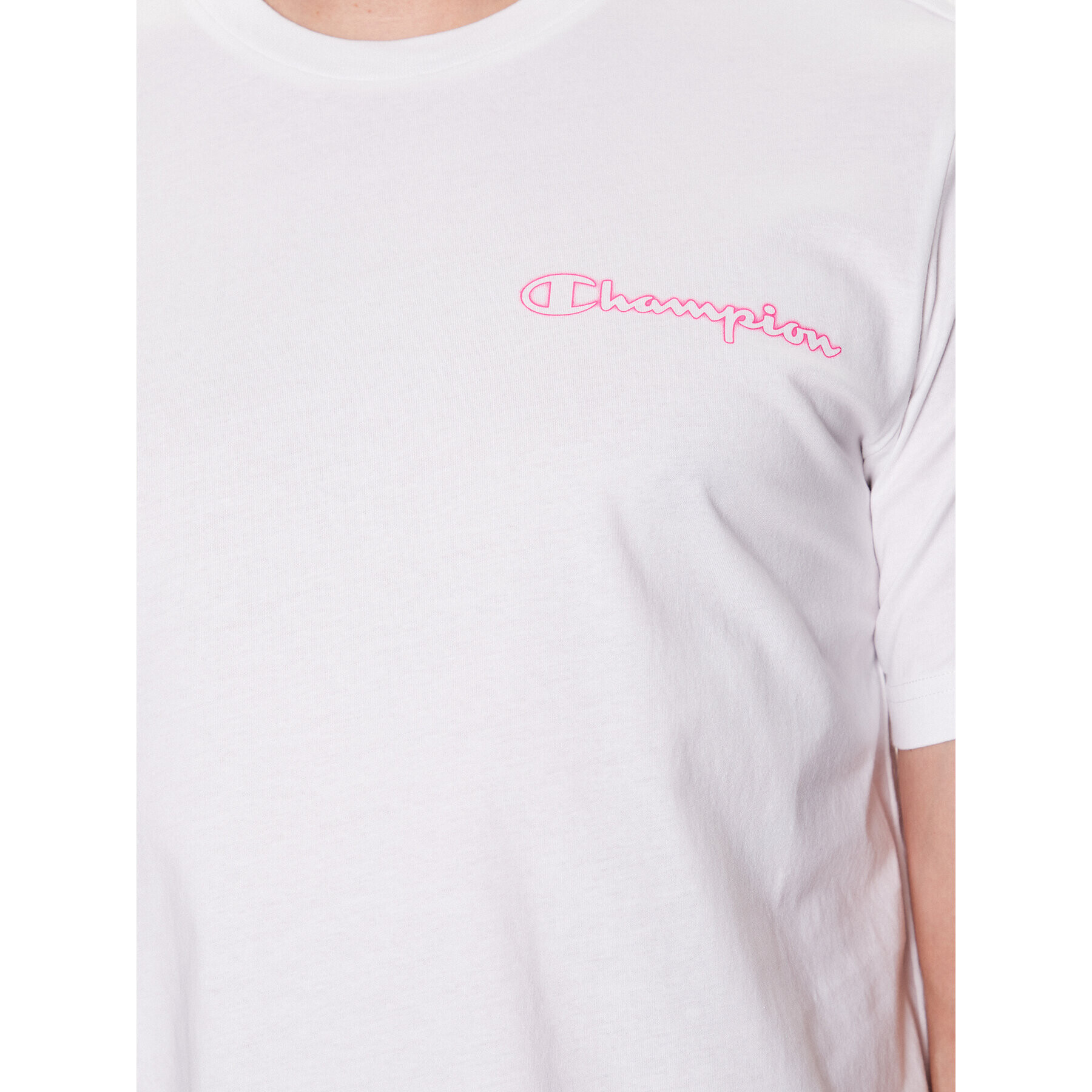 Champion Тишърт 218482 Бял Regular Fit - Pepit.bg