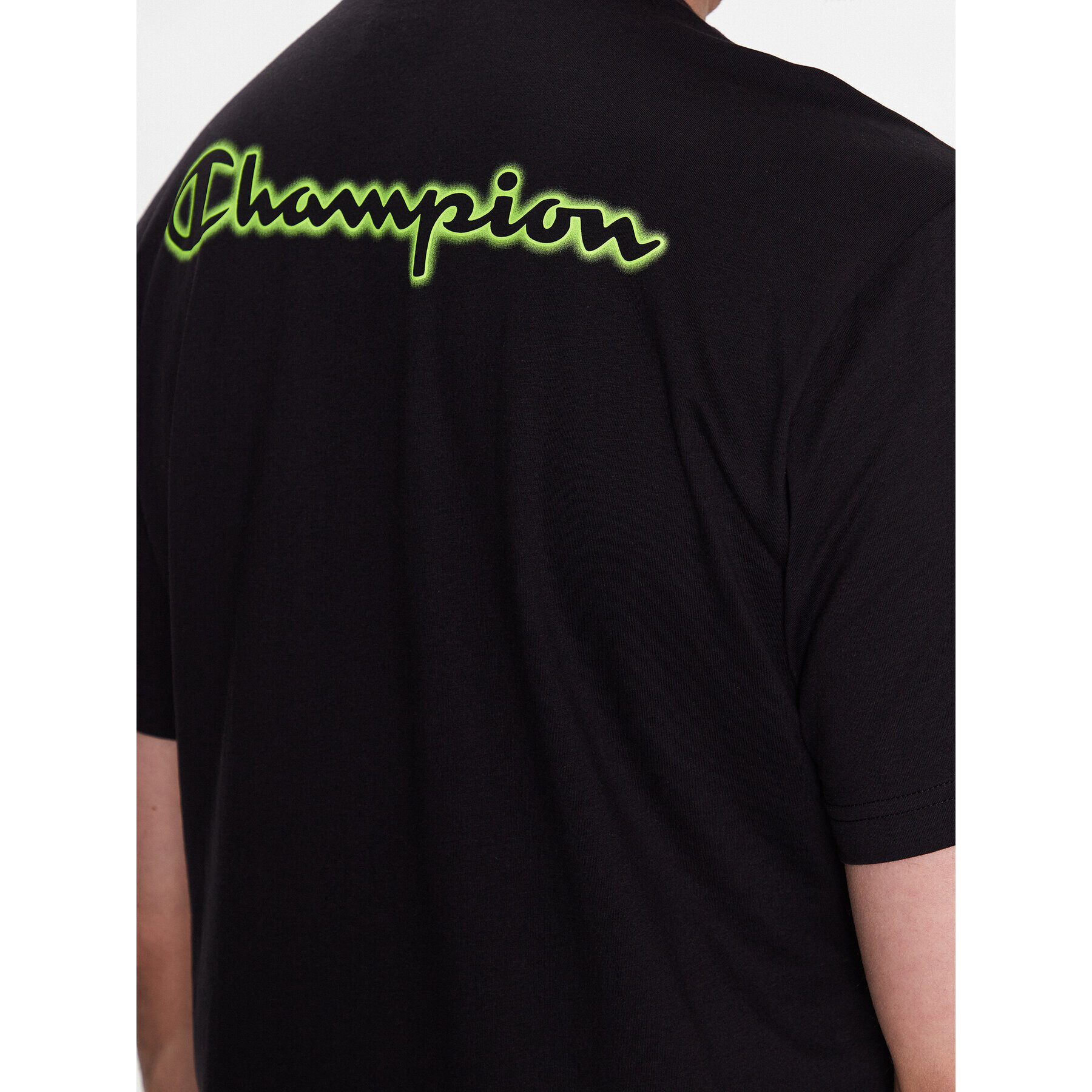 Champion Тишърт 218482 Черен Regular Fit - Pepit.bg