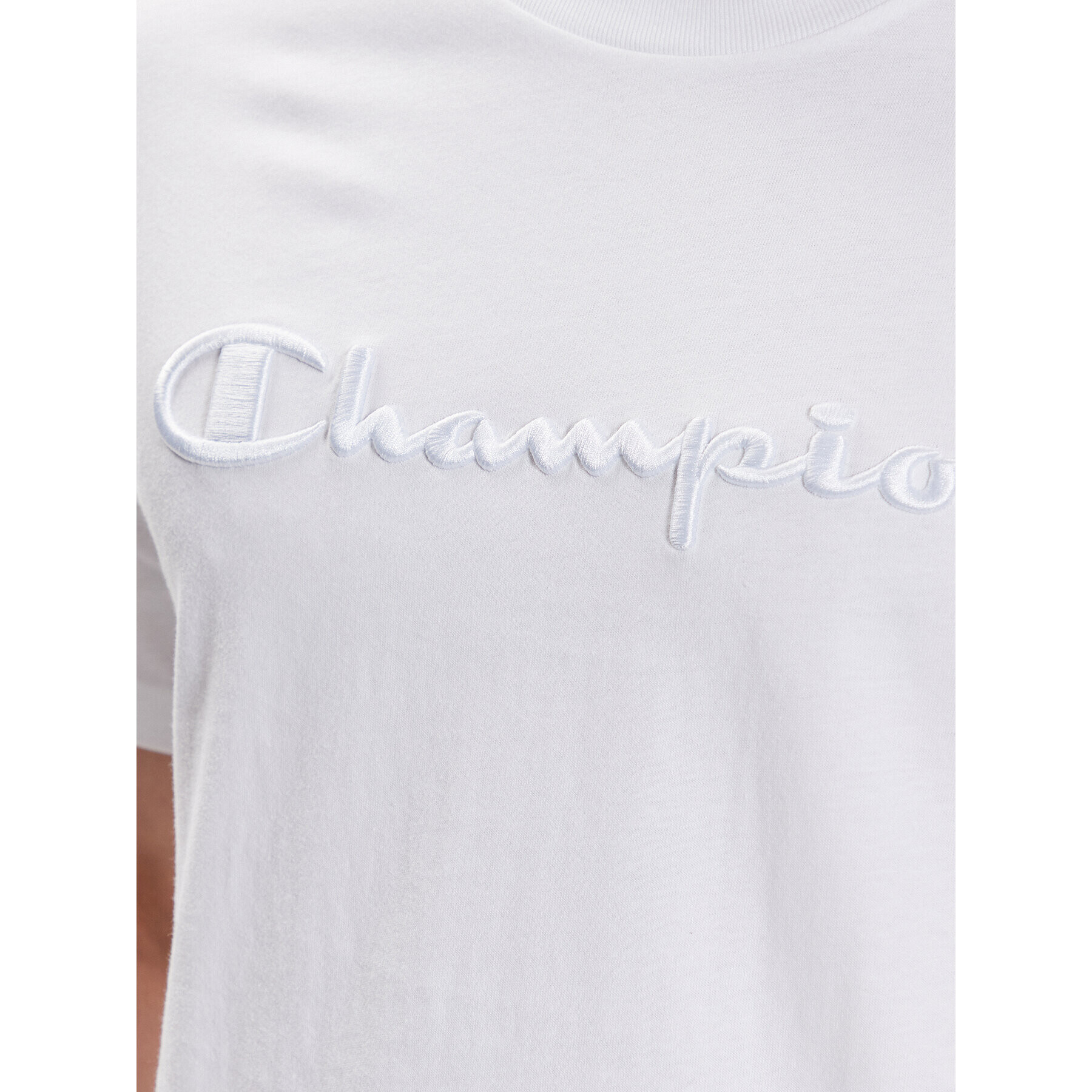 Champion Тишърт 218490 Бял Regular Fit - Pepit.bg