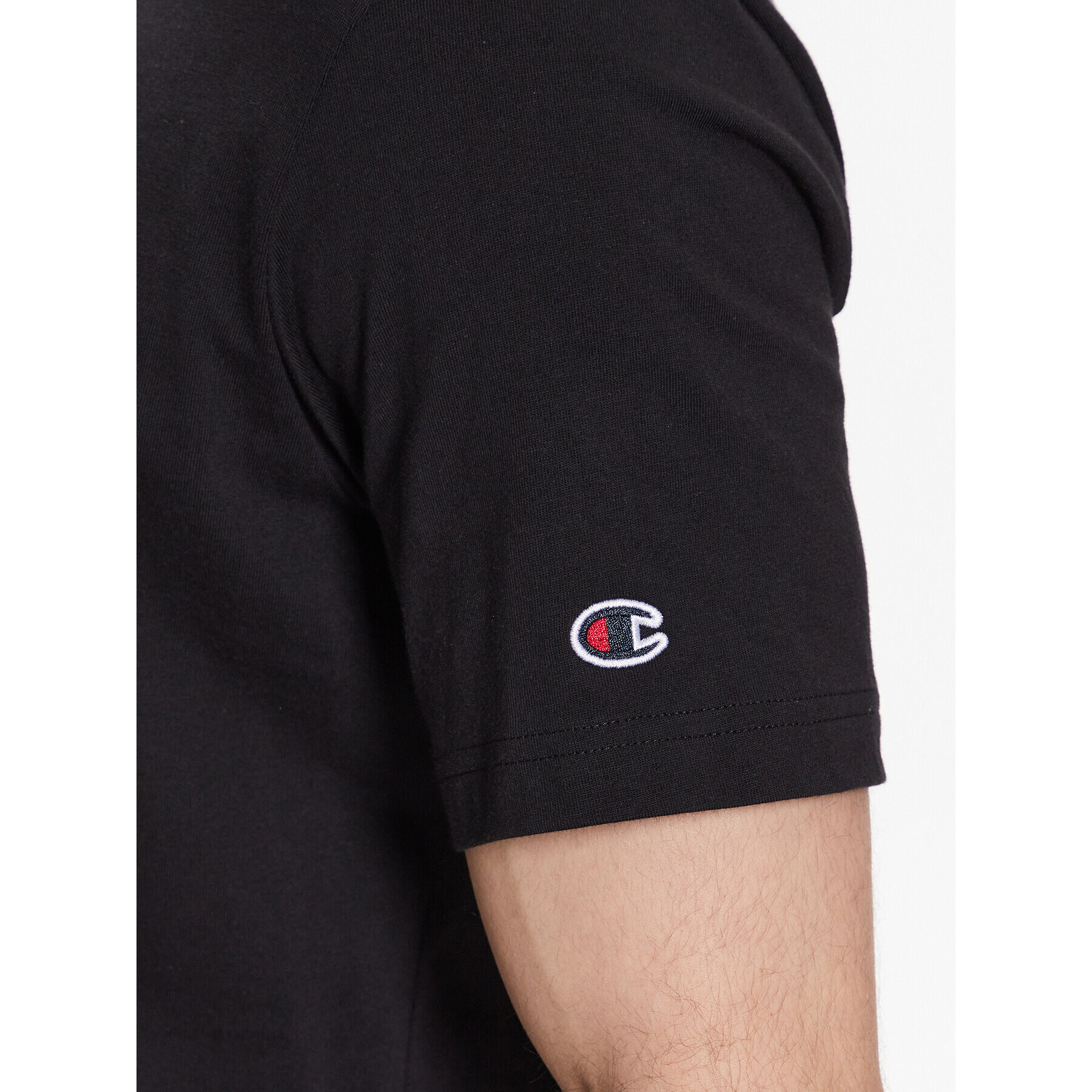 Champion Тишърт 218490 Черен Regular Fit - Pepit.bg