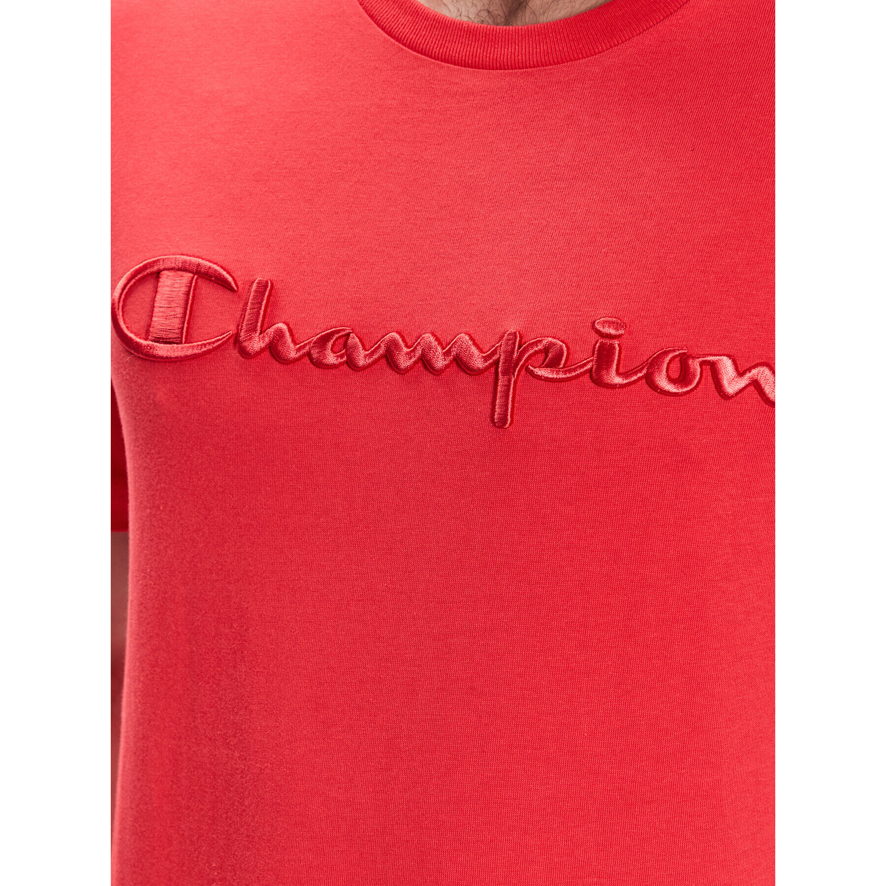 Champion Тишърт 218490 Червен Regular Fit - Pepit.bg