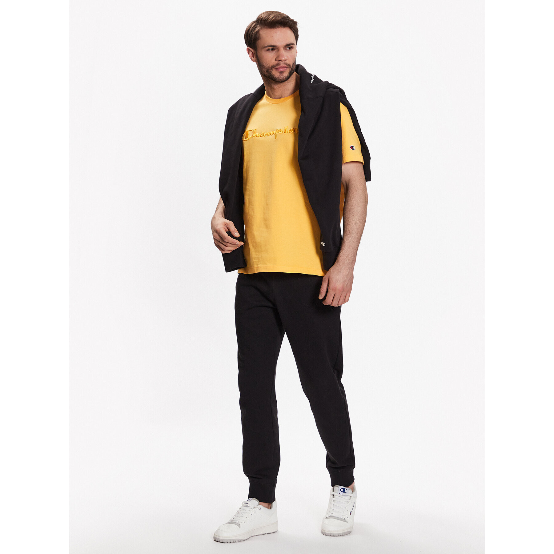 Champion Тишърт 218490 Оранжев Regular Fit - Pepit.bg