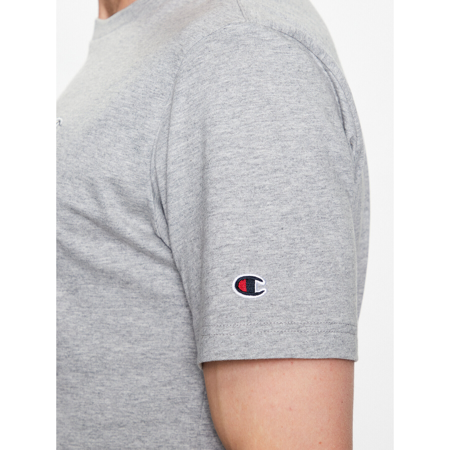 Champion Тишърт 218496 Сив Regular Fit - Pepit.bg